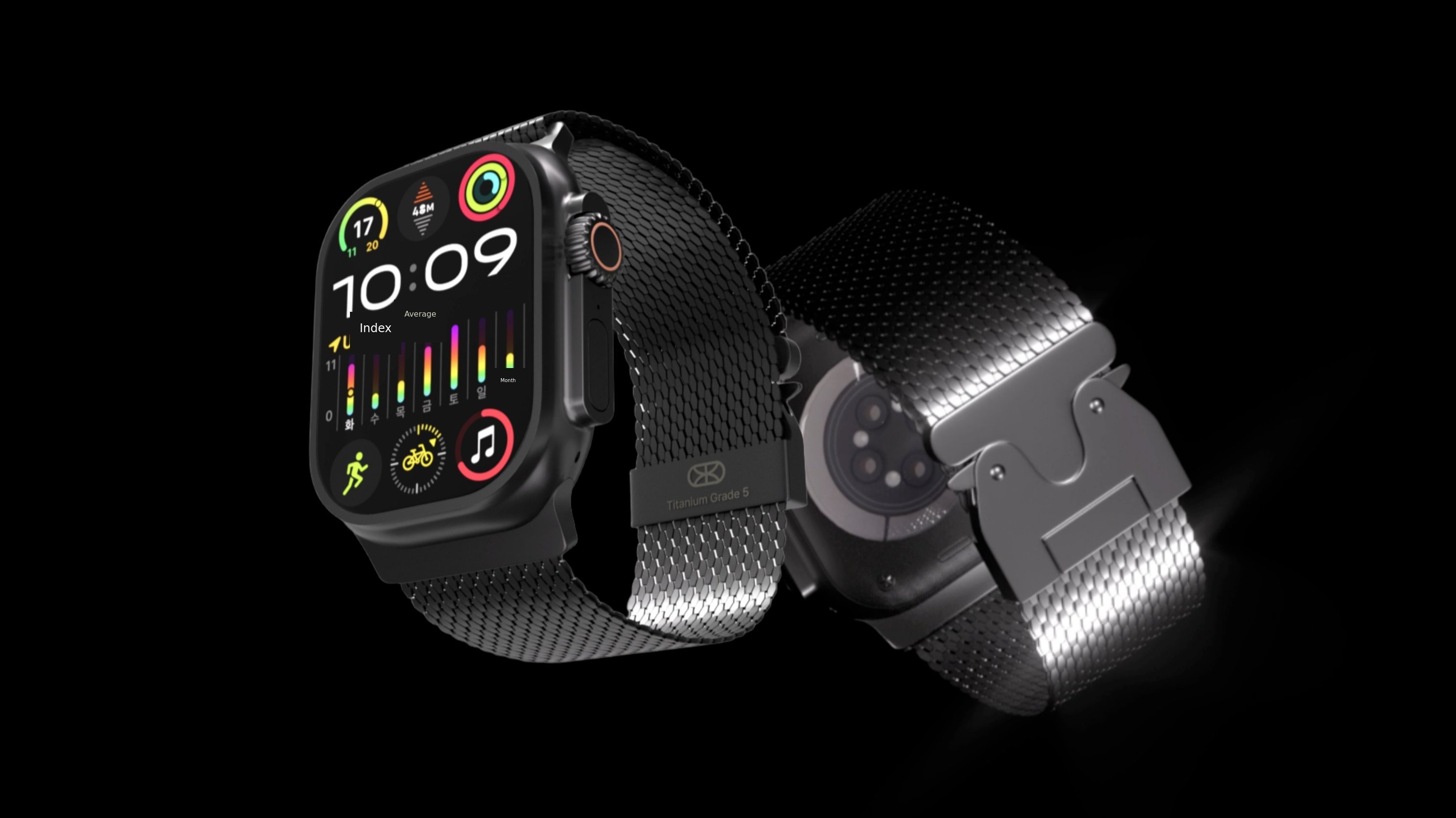 Only 35g | Experience comfort and elegance with a genuine titanium strap.