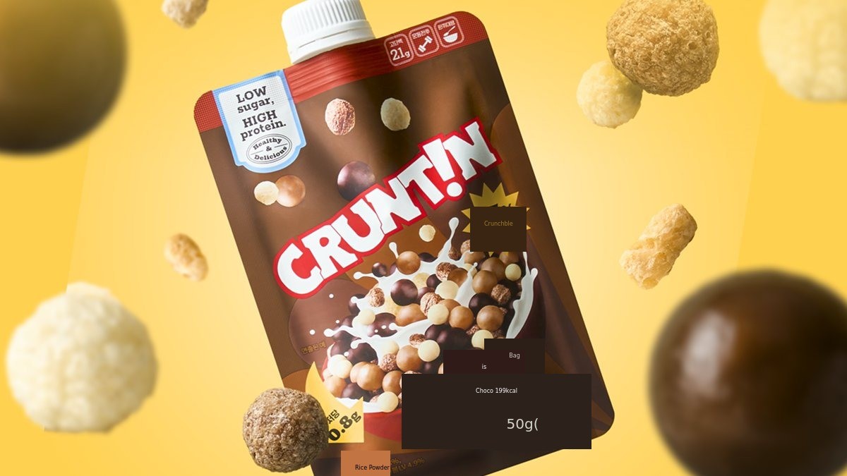 [200M Sold | 5.0 Rating] Zero-Calorie Crunch Ball Shake Cruntin Now in Matcha!