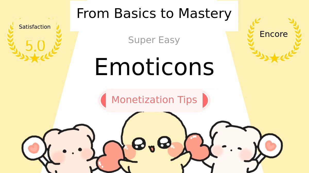 [Over 120 Million Won] Easy Emoticon Monetization from Basics to Pro
