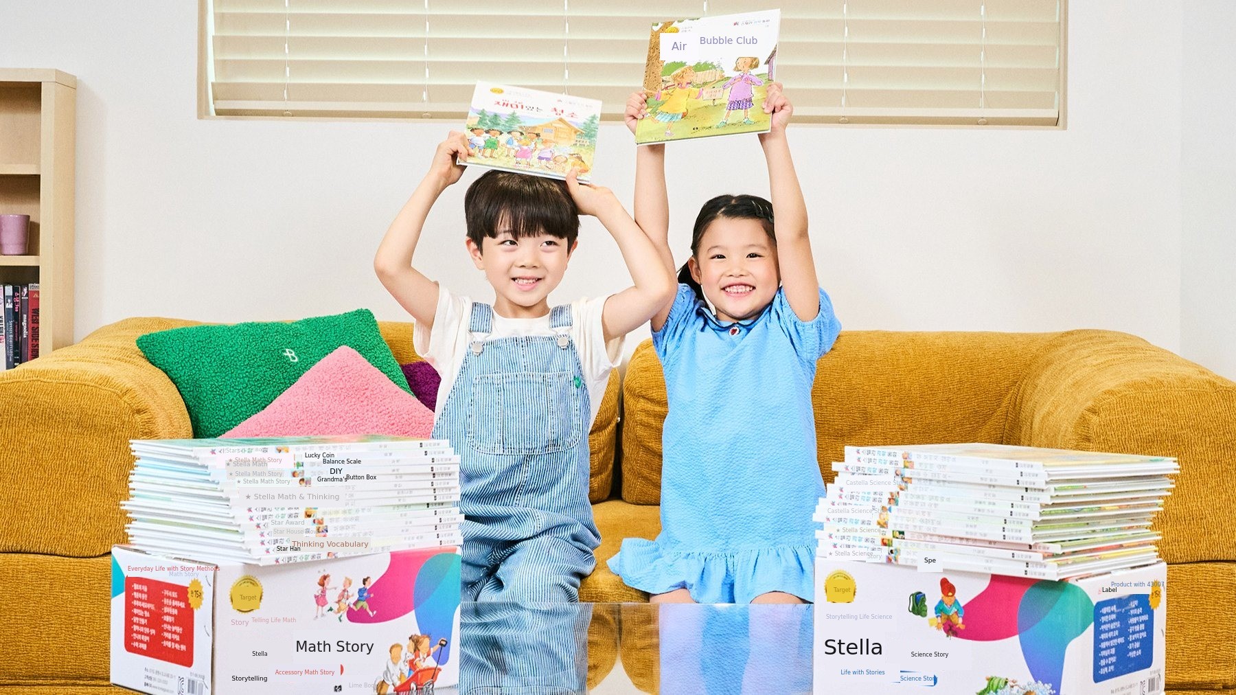 Translate the question mark in the child's question into an exclamation mark! Collaborated with internationally certified authors! Stella Math & Science Fairy Tales