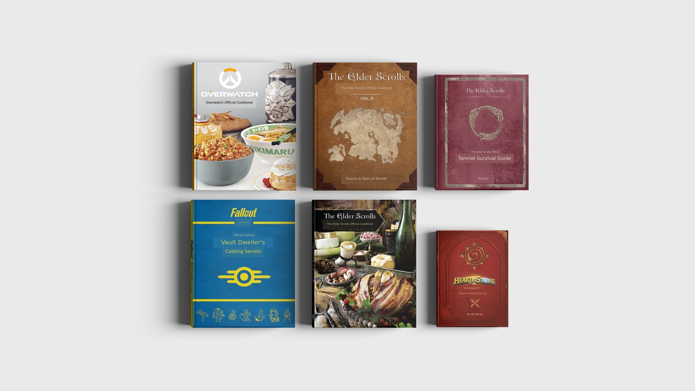 From Game Worlds to Your Bookshelf: Official Bethesda & Blizzard Art and Cookbook Collection