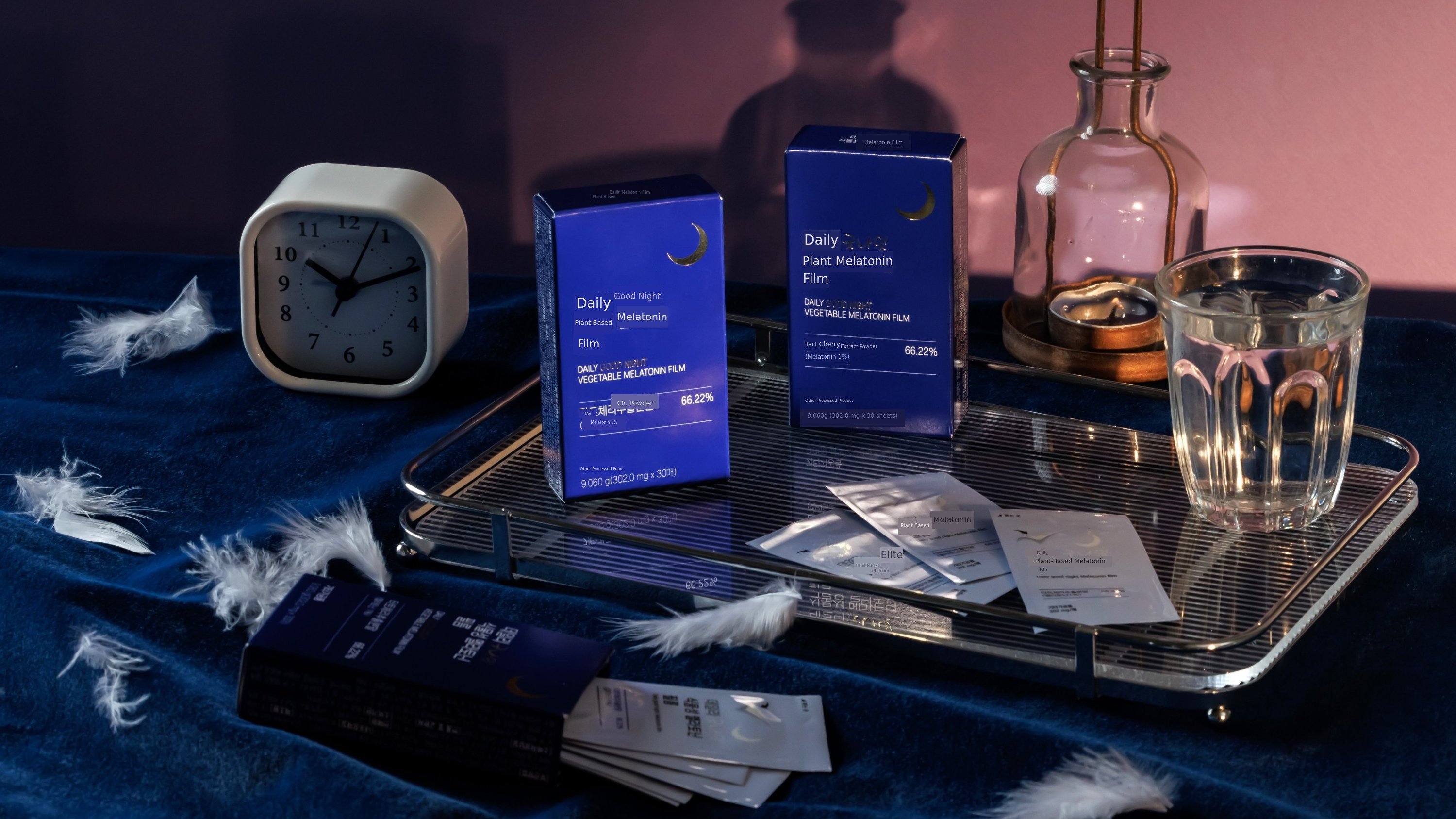 Melts in your mouth! Plant-based melatonin film for deep sleep