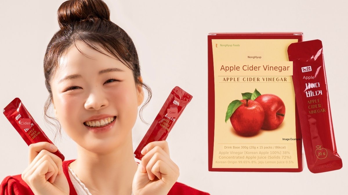 Real domestically produced apple sauce made from Nonghyup apples.