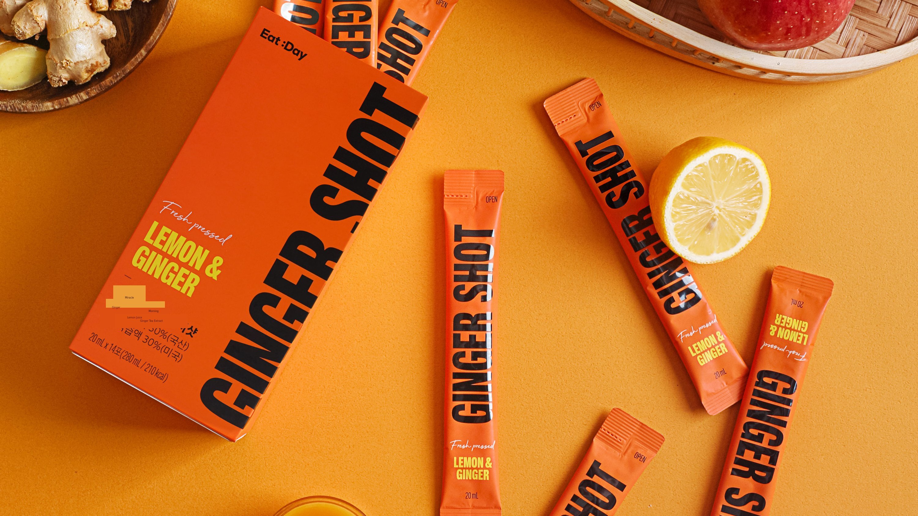 [Encore Launch] 1 shot on an empty stomach! Hollywood's secret to staying healthy: Health Routine Cleanse <Ginger Shot>