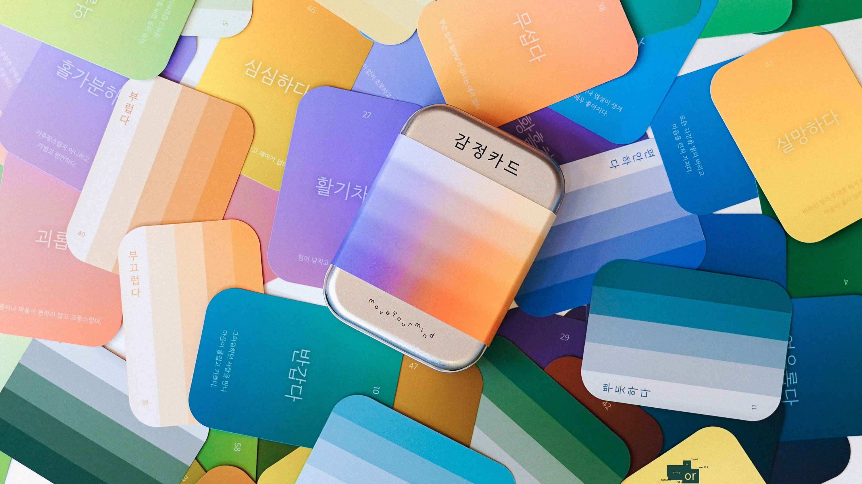 [Large-scale funding project] 675 questions Root Emotion Cards for Adults