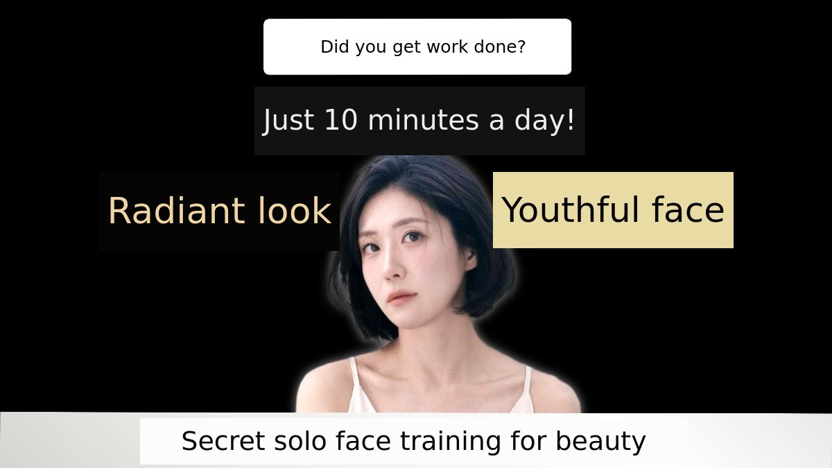 [Face yoga] A face design class that makes you look beautiful without plastic surgery!