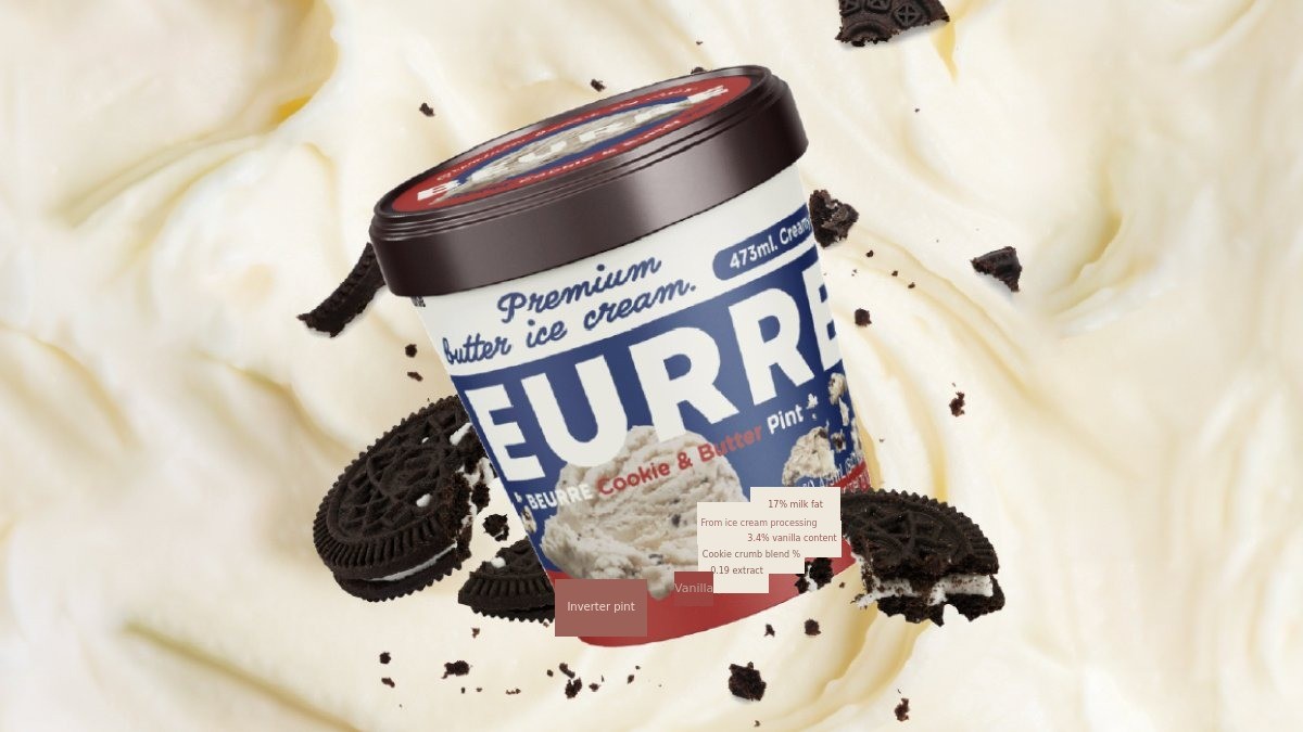 A new American-style chewy cookie and butter ice cream is here to excite Ore* fans!