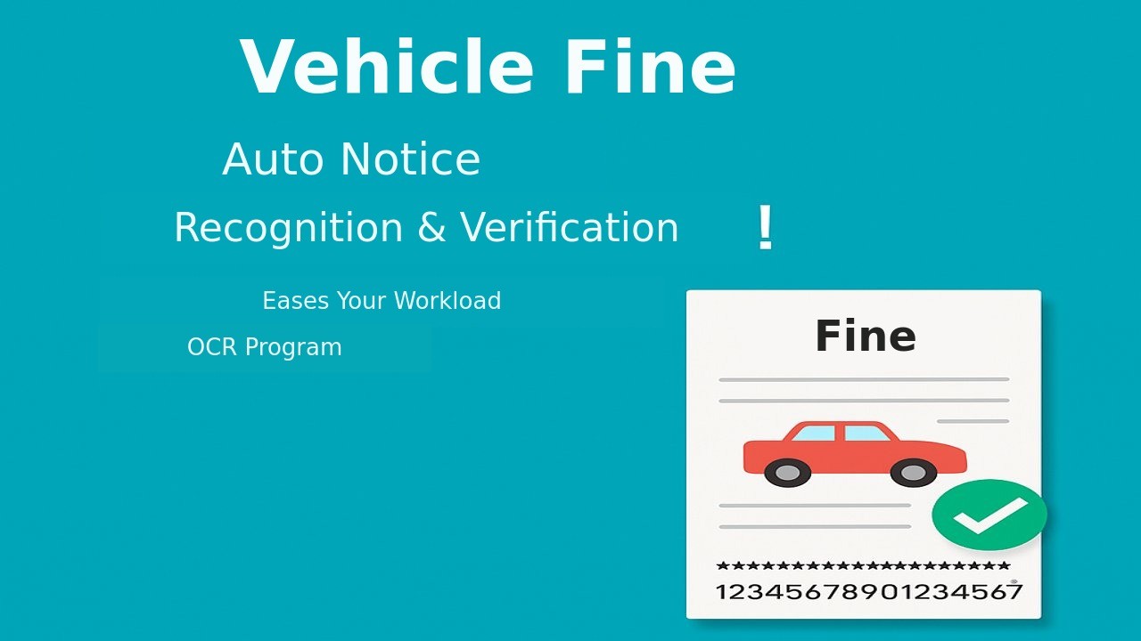 Car fines OCR