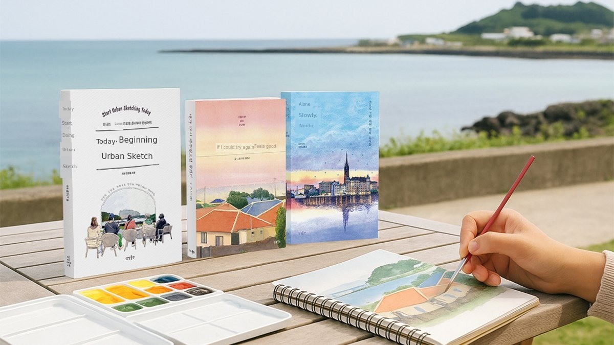 Urban Sketches and Emotional Drawings Package by Kim Hyun-gil