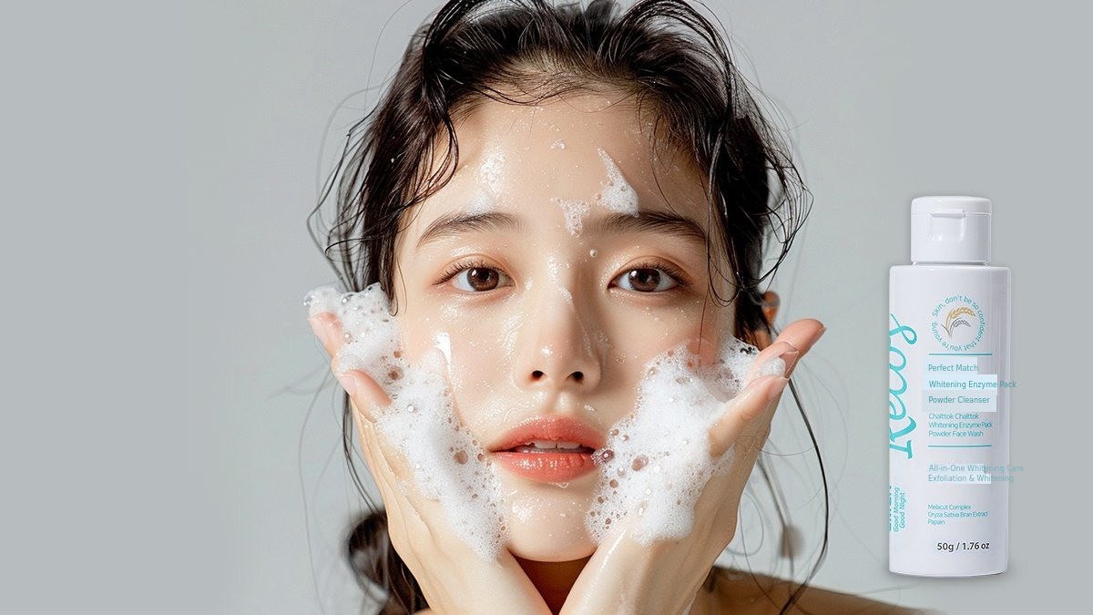 Concerned about skin discoloration? The secret to a radiant skin tone: sticky rice water enzyme cleansing powder.