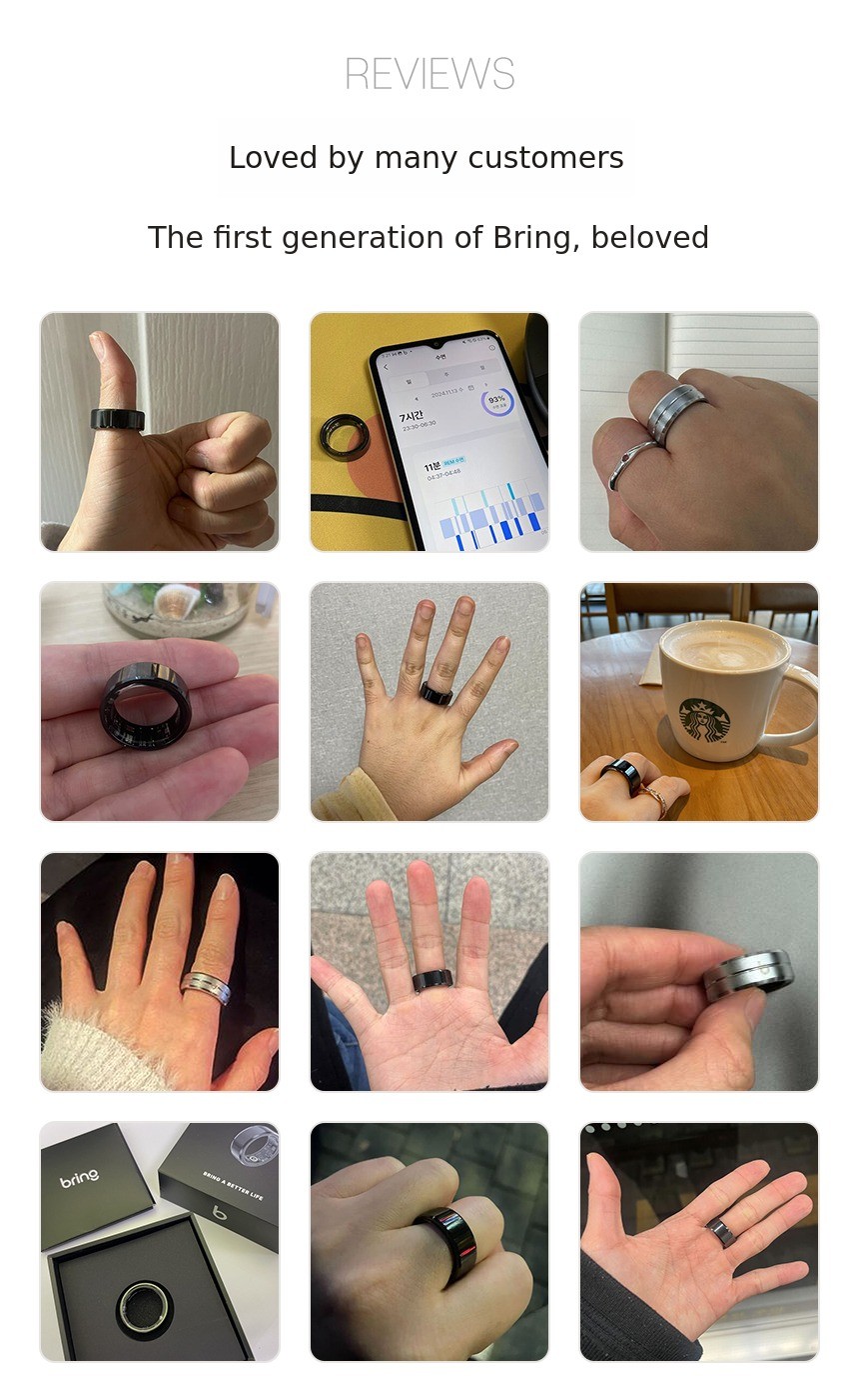 [100,000 won range] A data-based smart ring that can be operated with ...