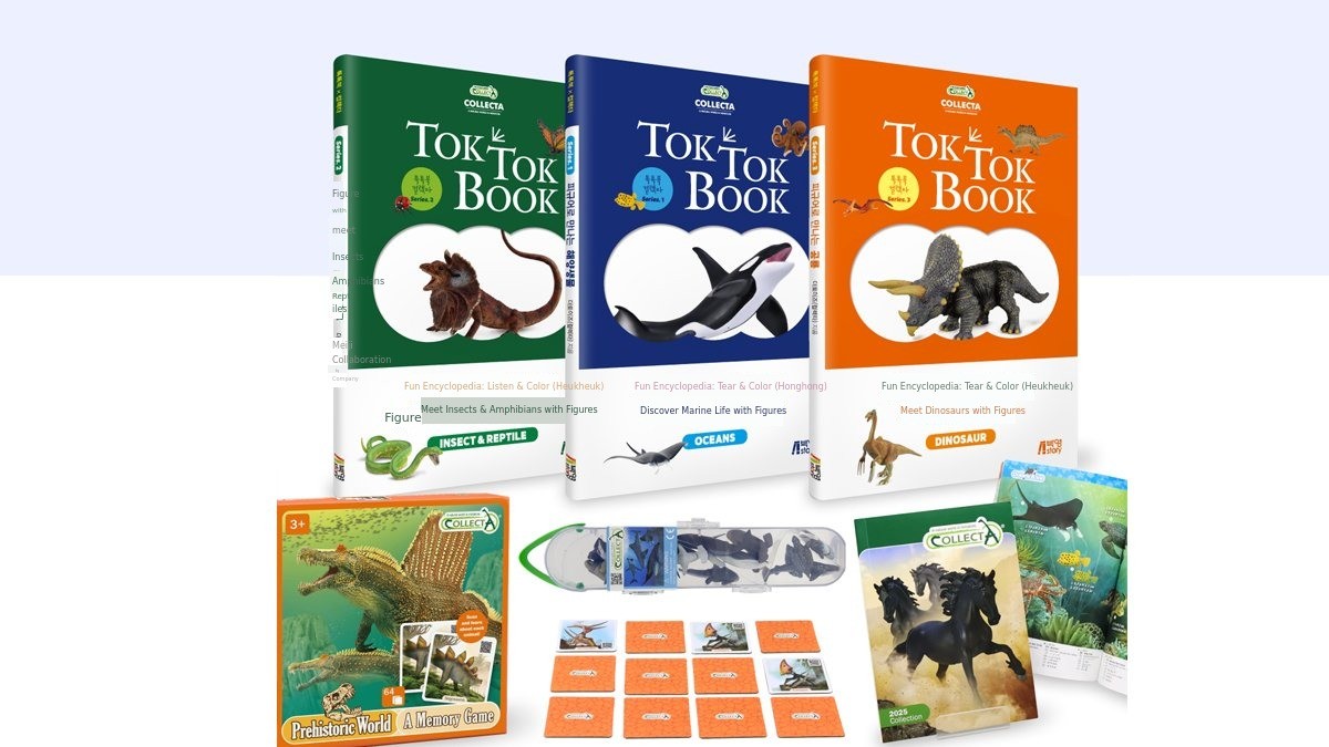 Boost your child's thinking skills! The Ttoktok Book Series: A solution for the five senses development of children who are ahead of the curve.