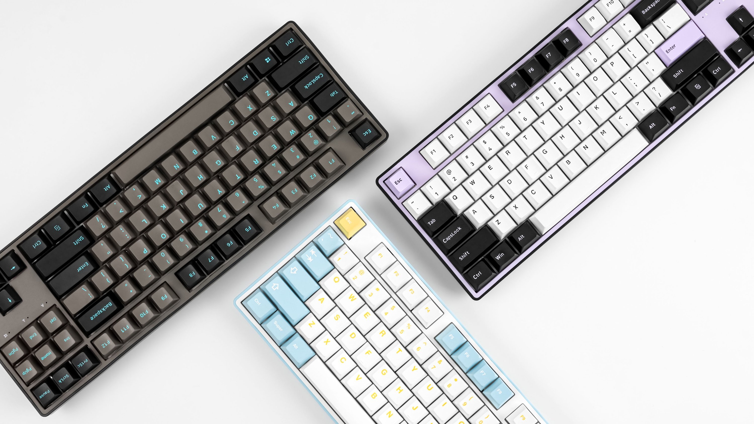 Typing Whale KT87 Professional Handmade Lubricated Mechanical Low-Noise/Linear Custom Keyboard