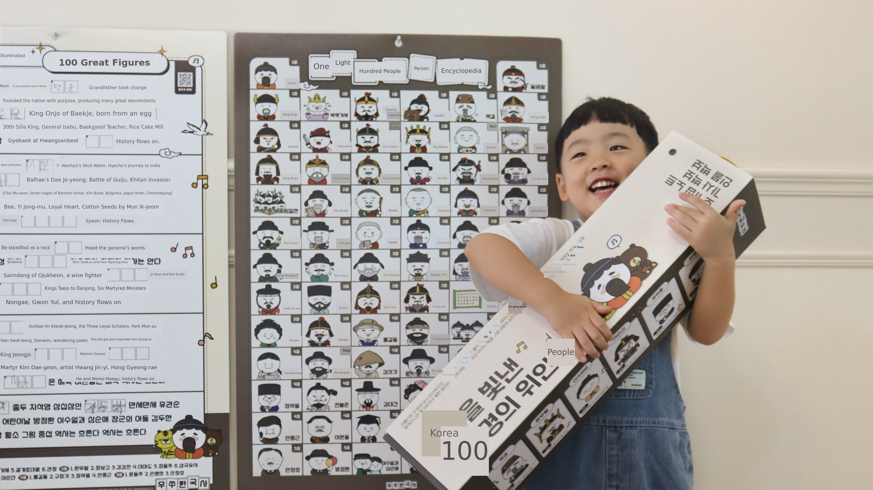 Essential for elementary history education! 〈100 Great Figures Who Shined in Korea〉: History knowledge you'll use for life