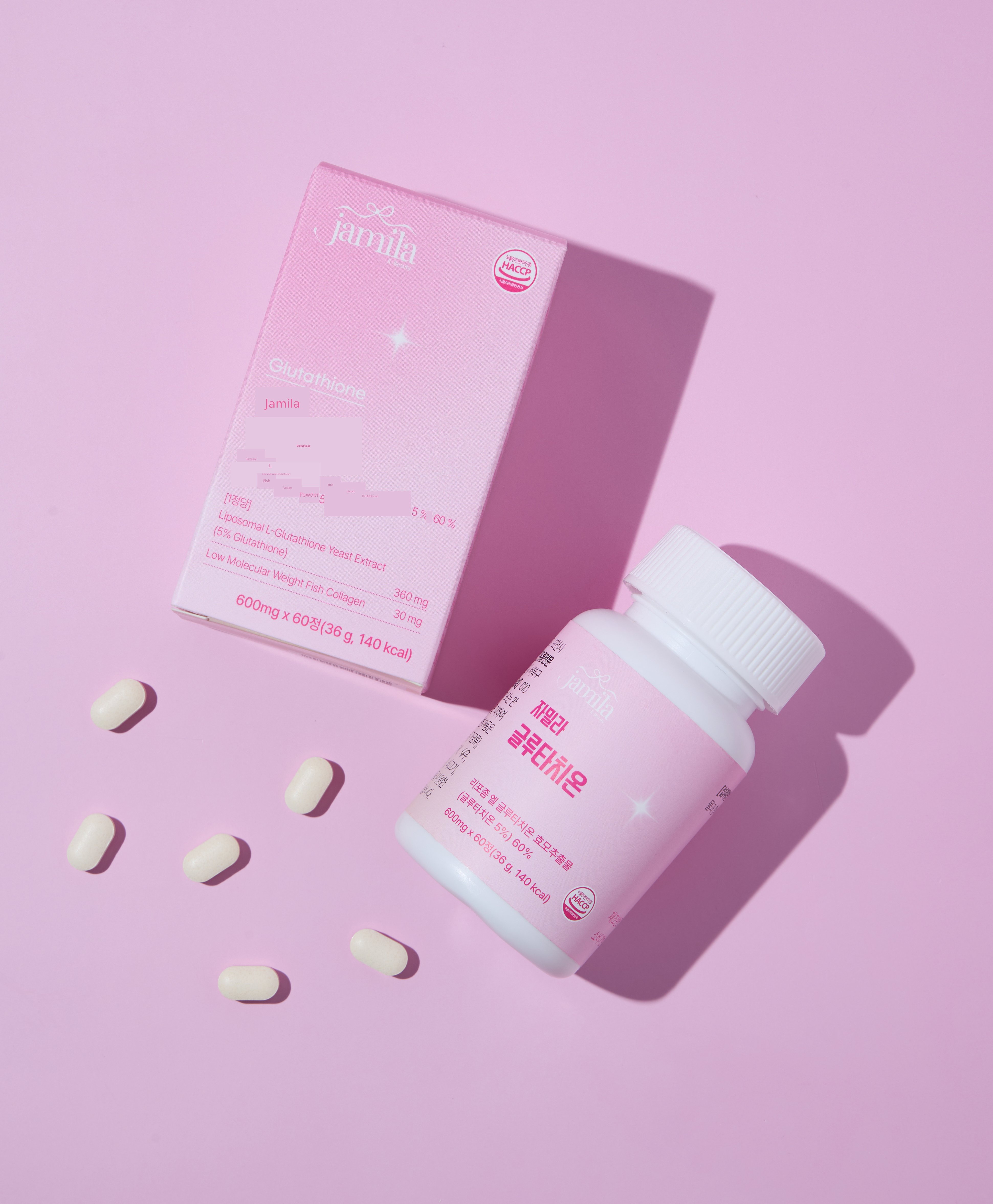 Glow with confidence one JAMILA Glutathione pill a day! by Jamila K-Beauty 