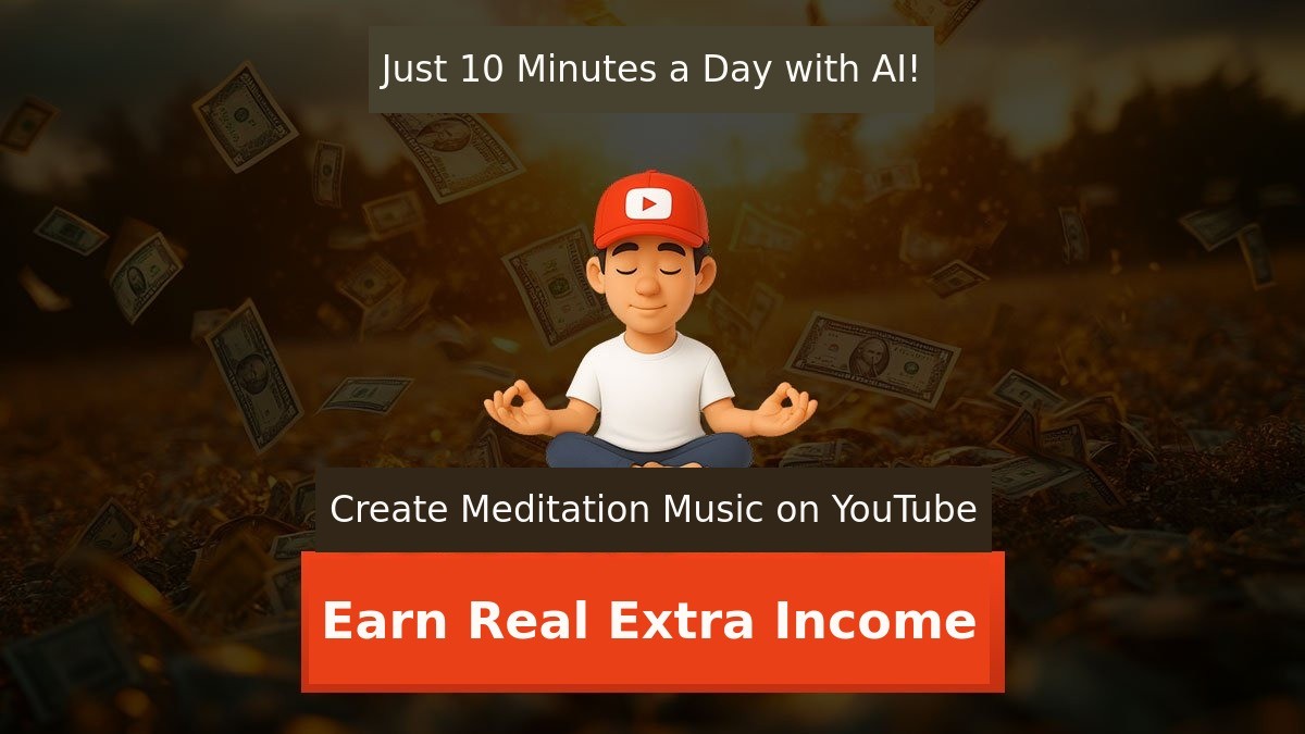 10 Minutes a Day: How to Create a "Realistic Side Income" with Meditation Music YouTube