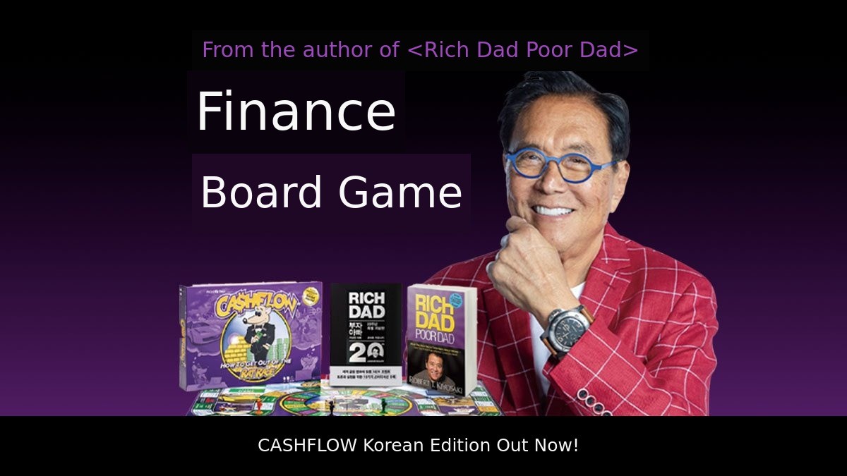 Financial Guru Robert Kiyosaki’s Board Game ‘Cashflow’ Korean Edition
