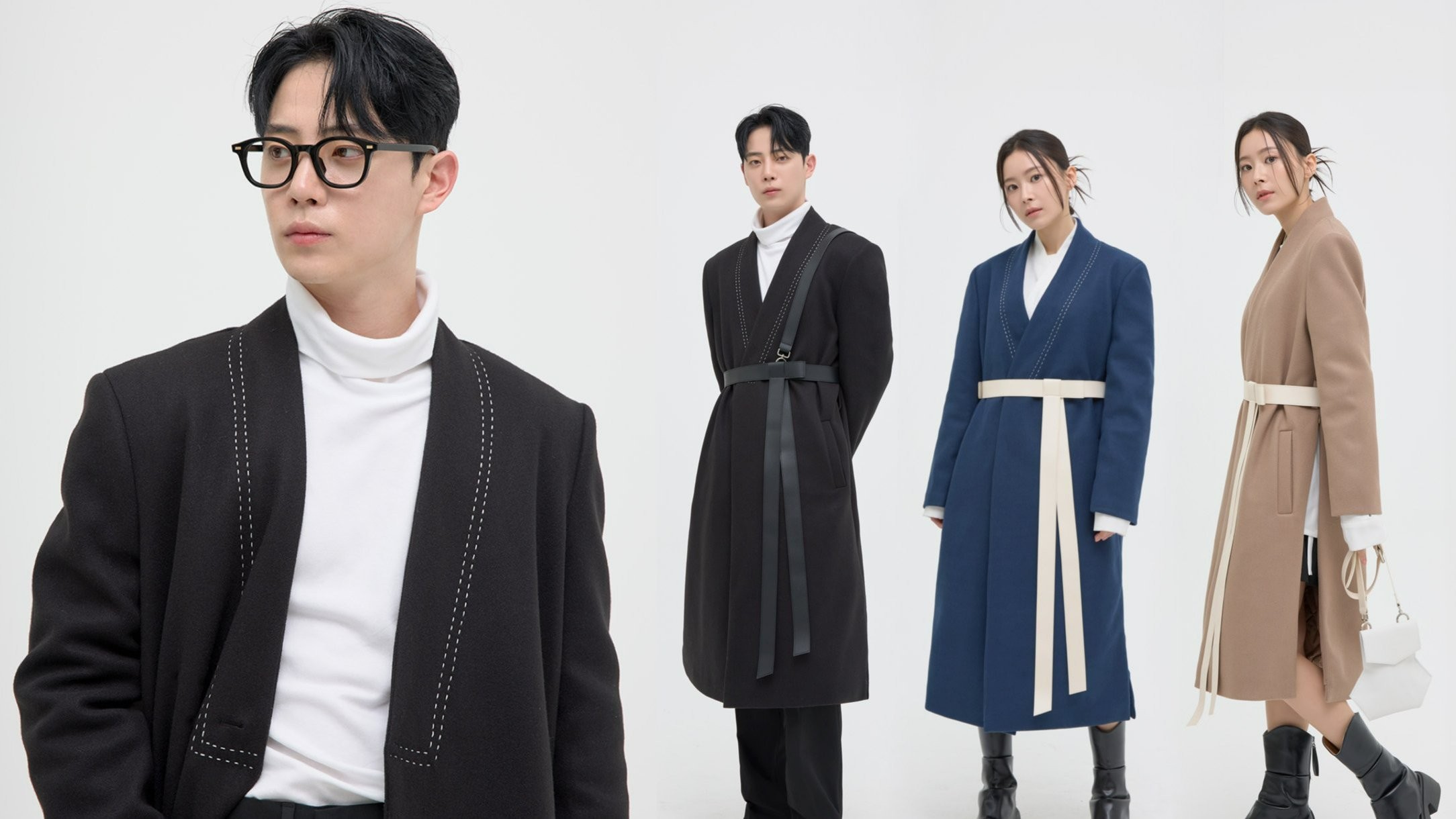 [New: Seoul] Hanbok-Inspired Durumagi Coat with Elegant Silhouette