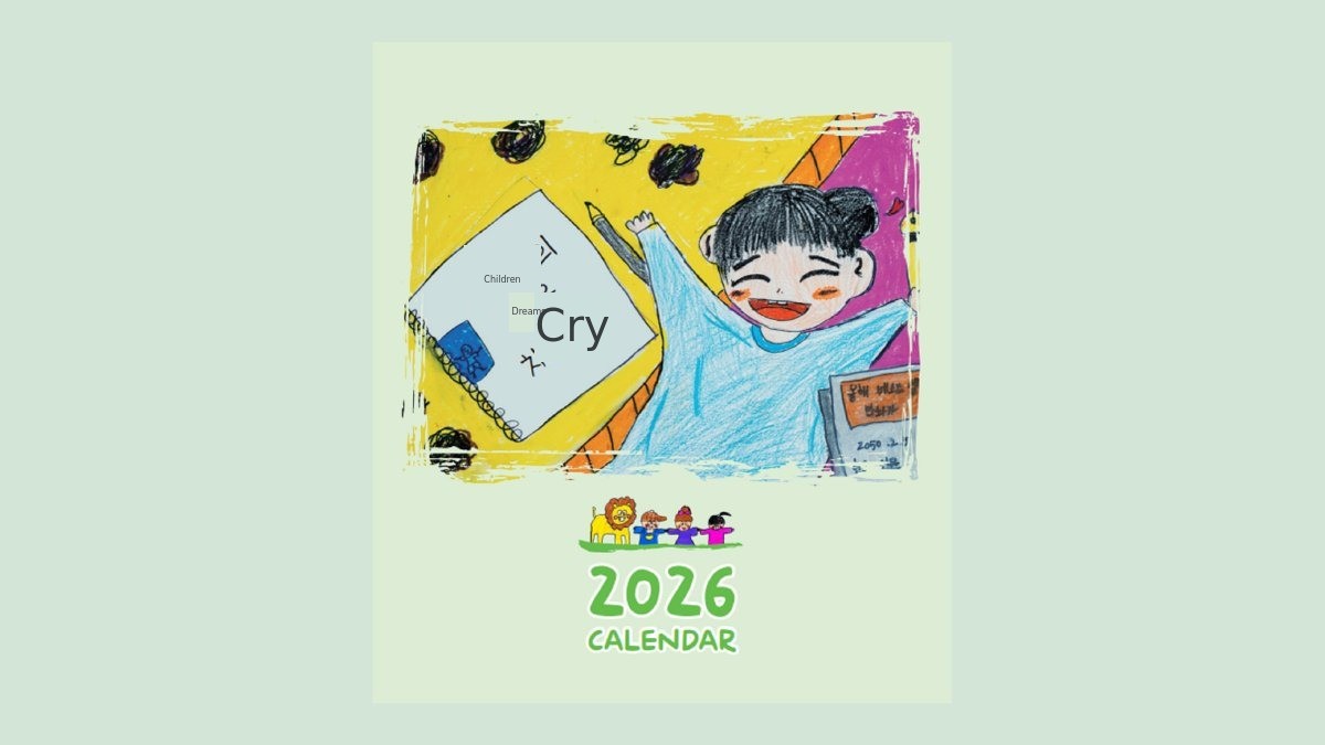 [Calendar] Fill Their Dreams! 2026 Dreamful Art & Words Desk Calendar