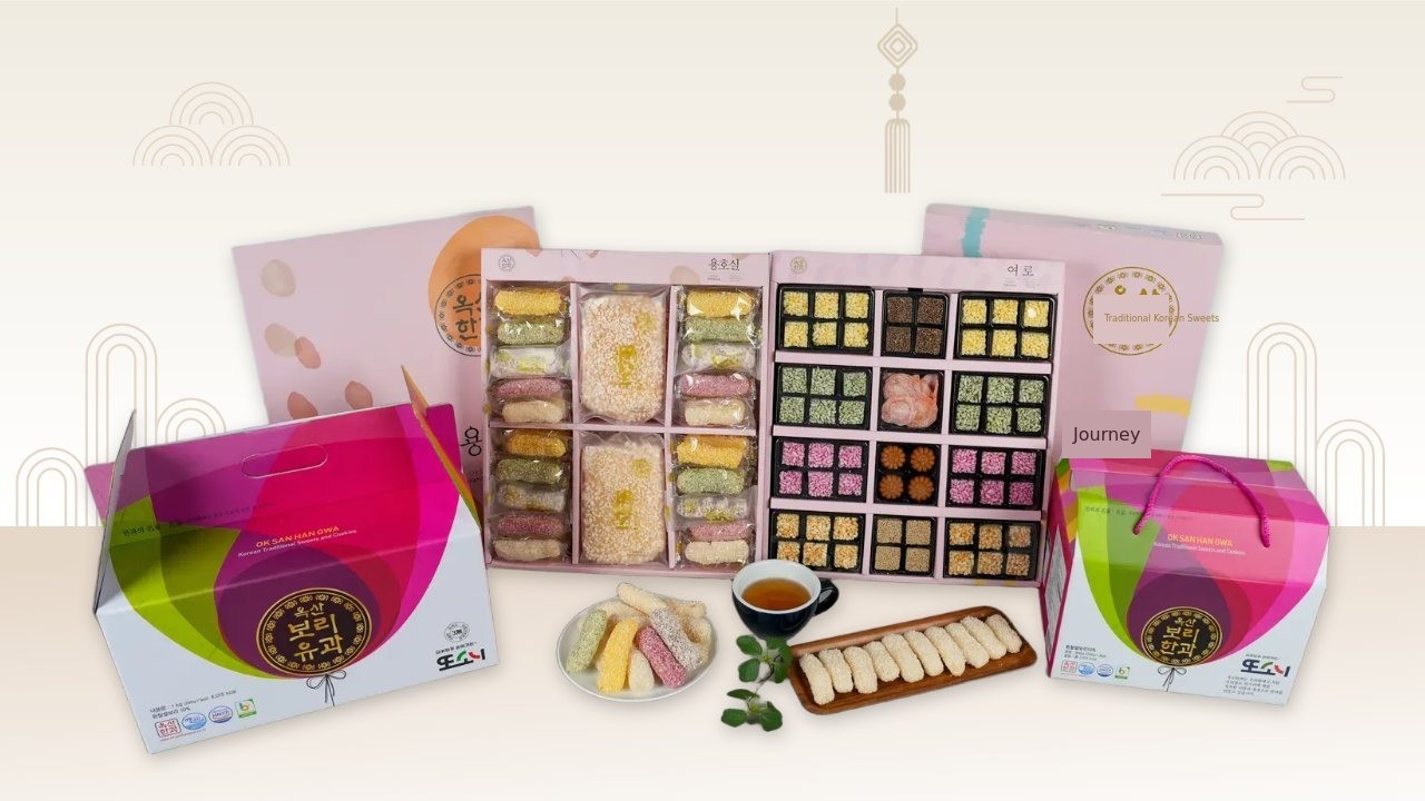 [Oksan Hangwa] Premium 4-Variety Hangwa Set + Barley Hangwa Option