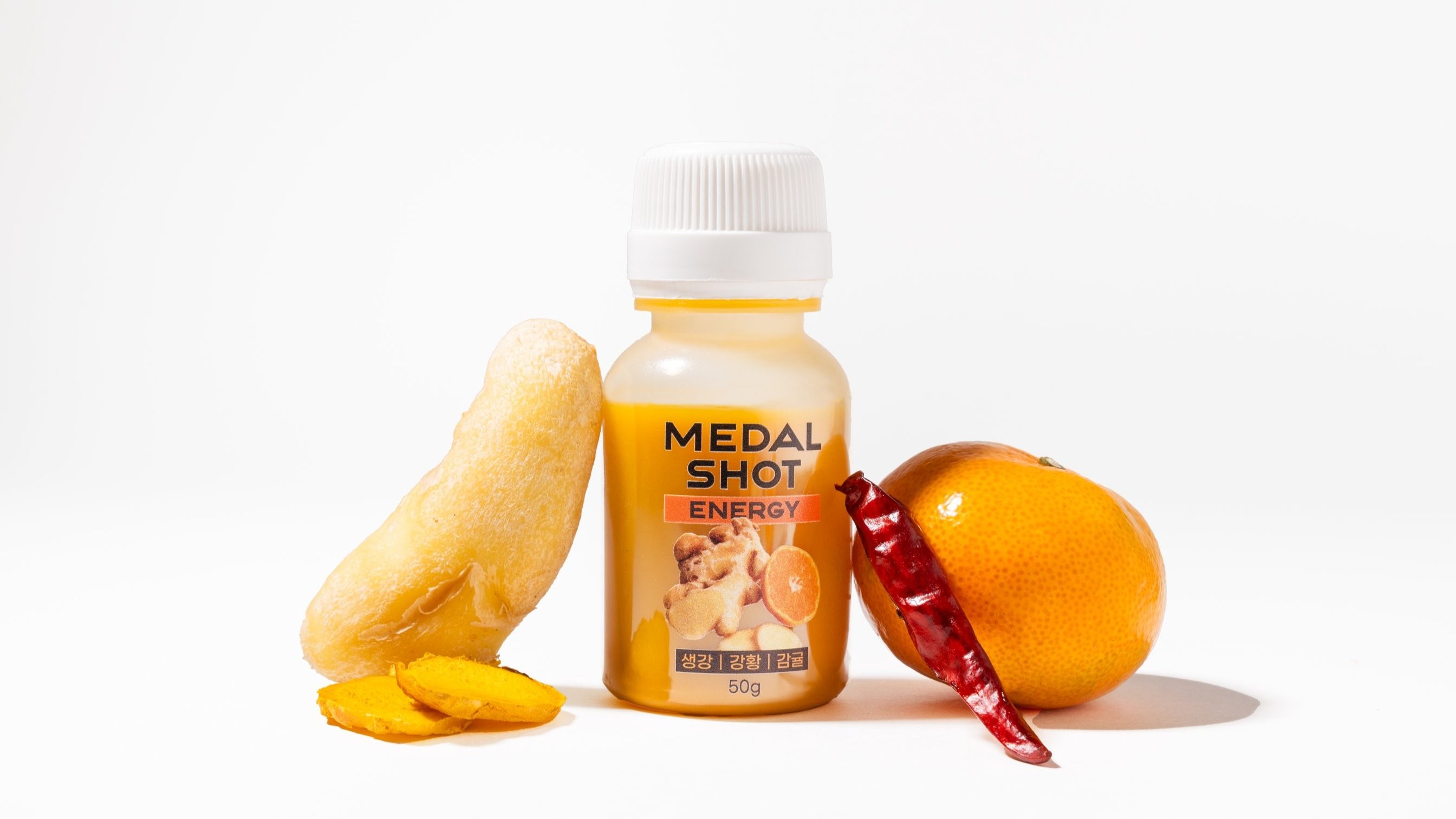 [Beat the Freeze] Real Ginger Shot | Korean Ginger + Vitamin C-rich Fresh Tangerine Juice