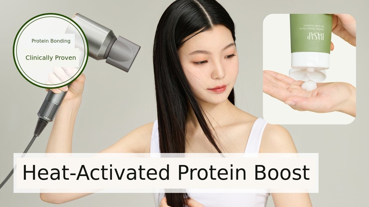 Restore hair damaged by heat styling—nourish deep don’t just coat the surface