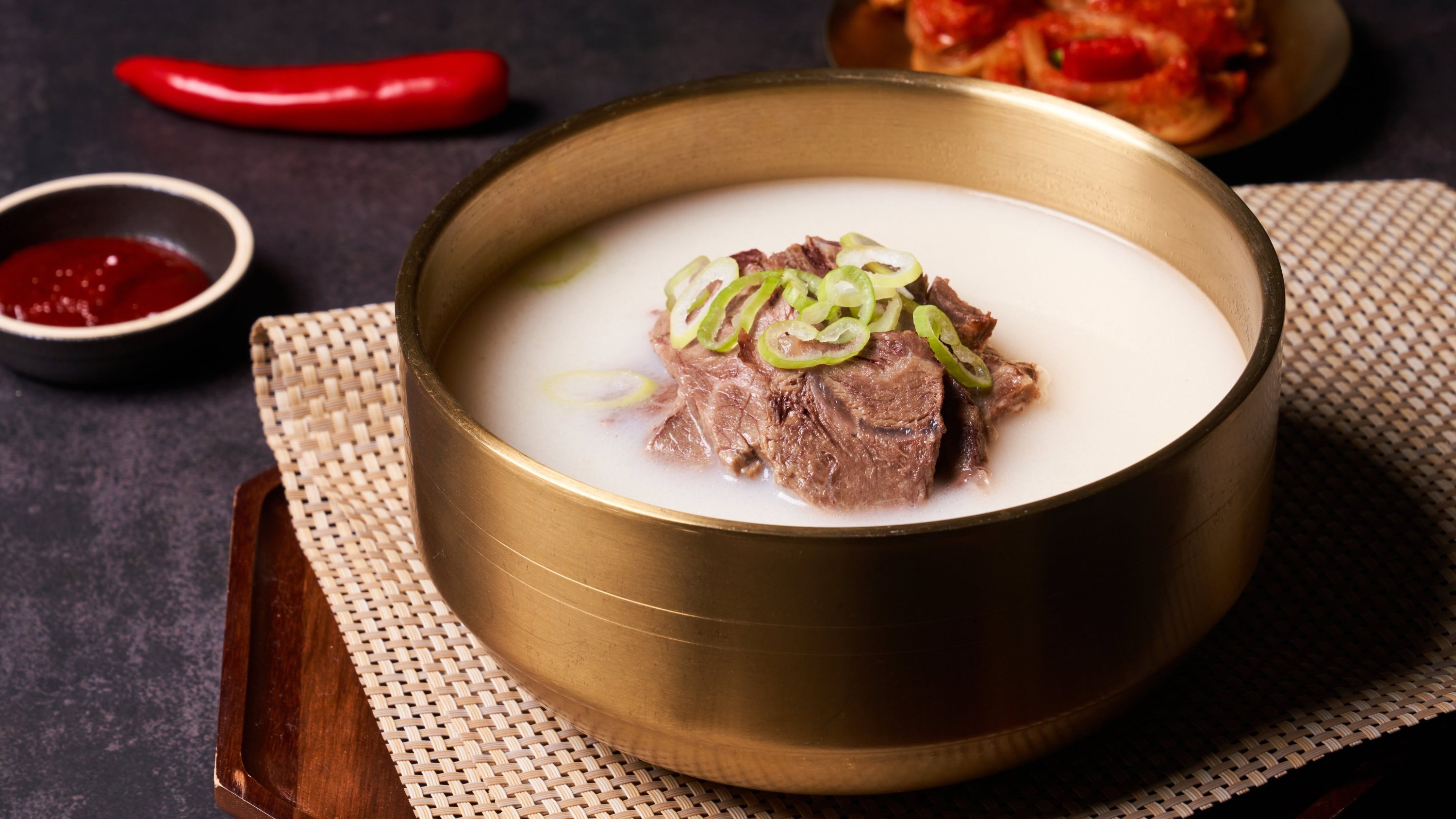 Enjoy a wholesome bowl of antibiotic-free Korean beef soup and welcome the New Year with good fortune