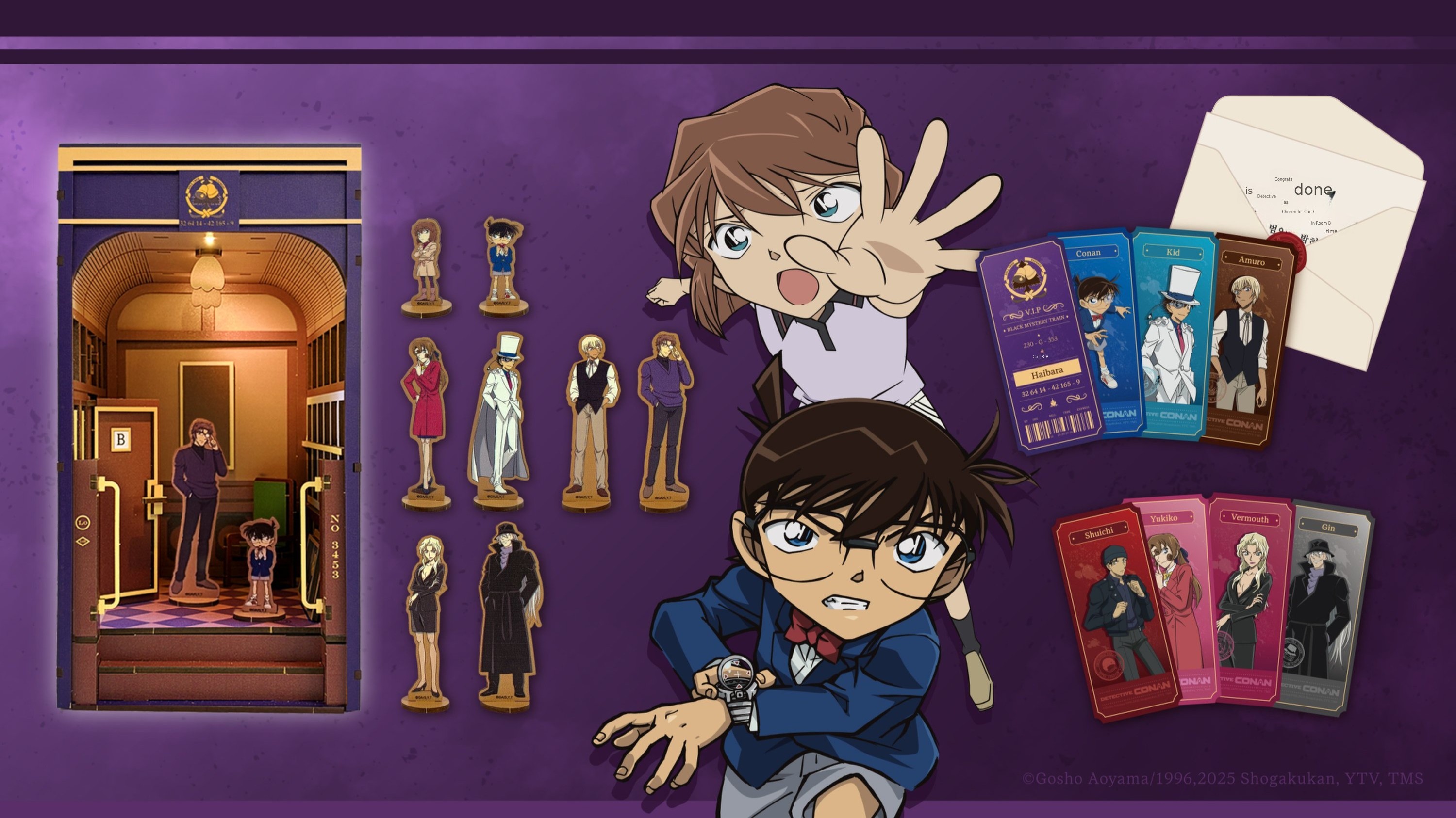 [Detective Conan: Mystery Train] Limited Edition Booklet + Photo Ticket