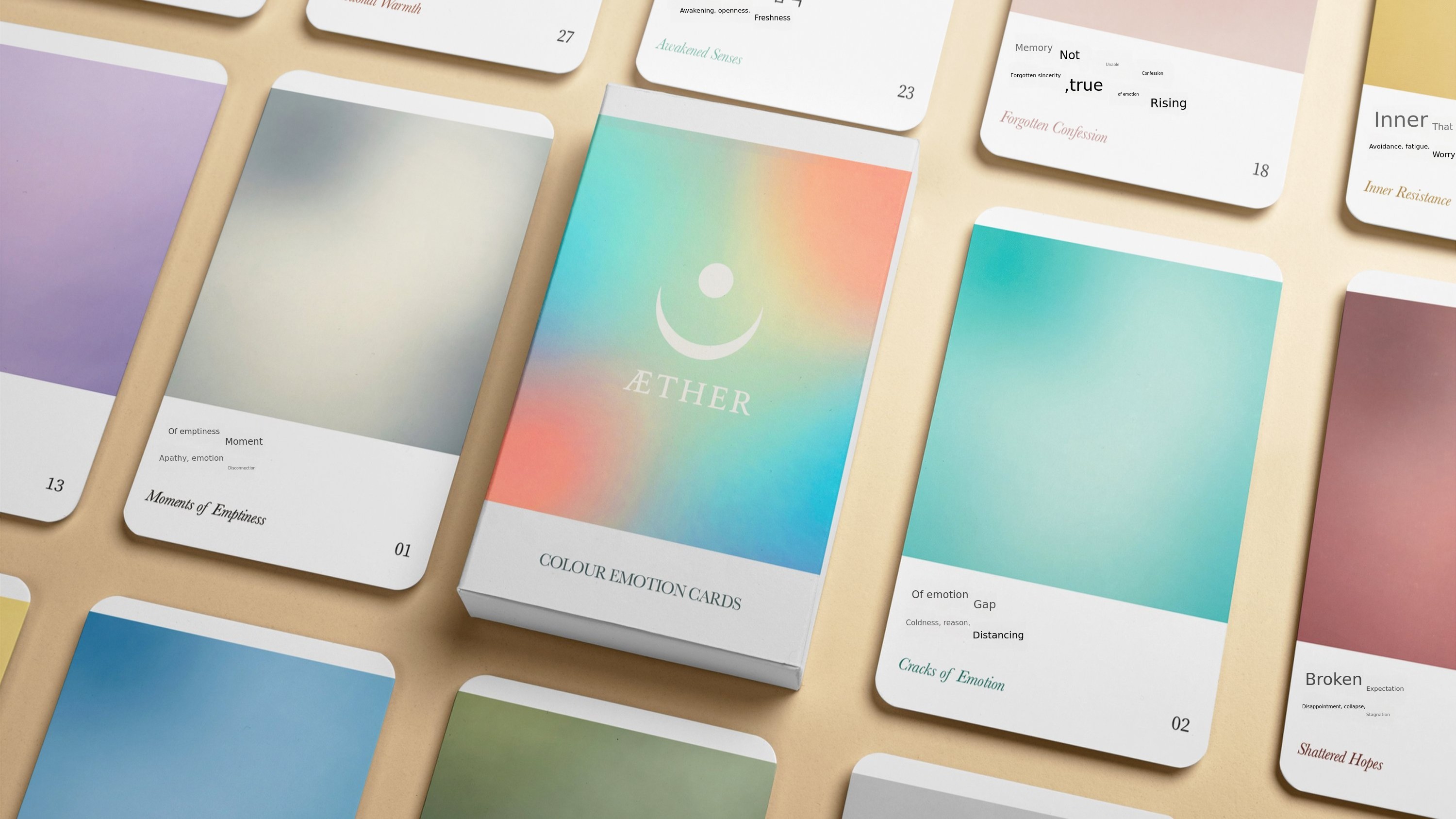 Reading Emotions Through Color: Aether Emotion Cards