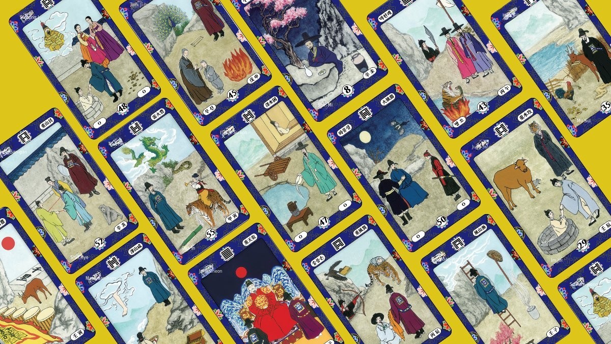 All-in-One Eastern I Ching Tarot with Core Symbols and 60 Jiazi Cycles