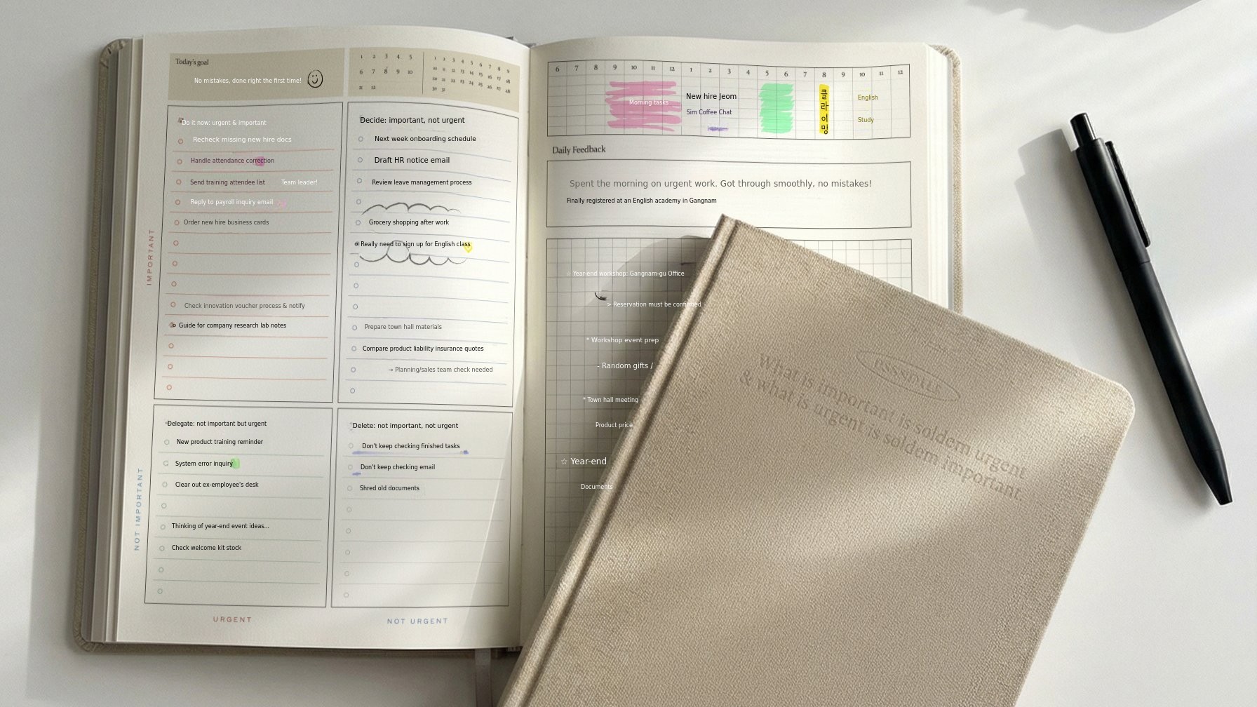 ADHD-Proof 0% Miss Work Notebook