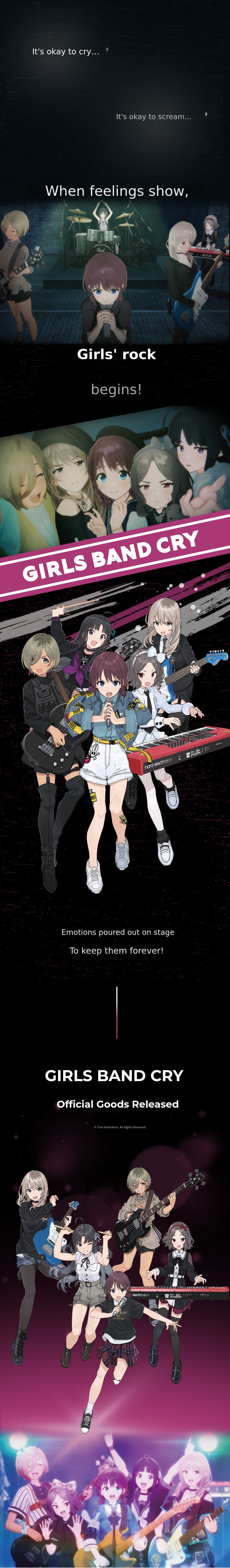 Exclusive on Wadiz! Official <Girls Band Cry> Merchandise