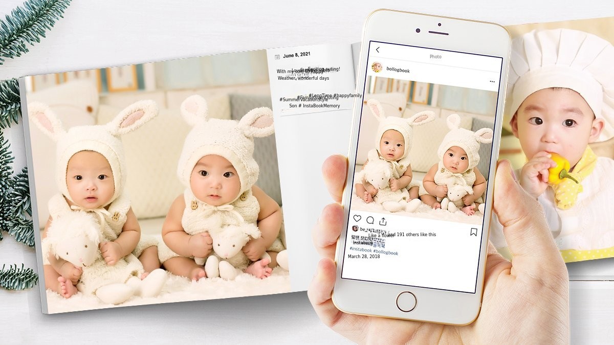 A must-have for moms overwhelmed by photo clutter! Create your 'InstaBook' in just 5 minutes after login