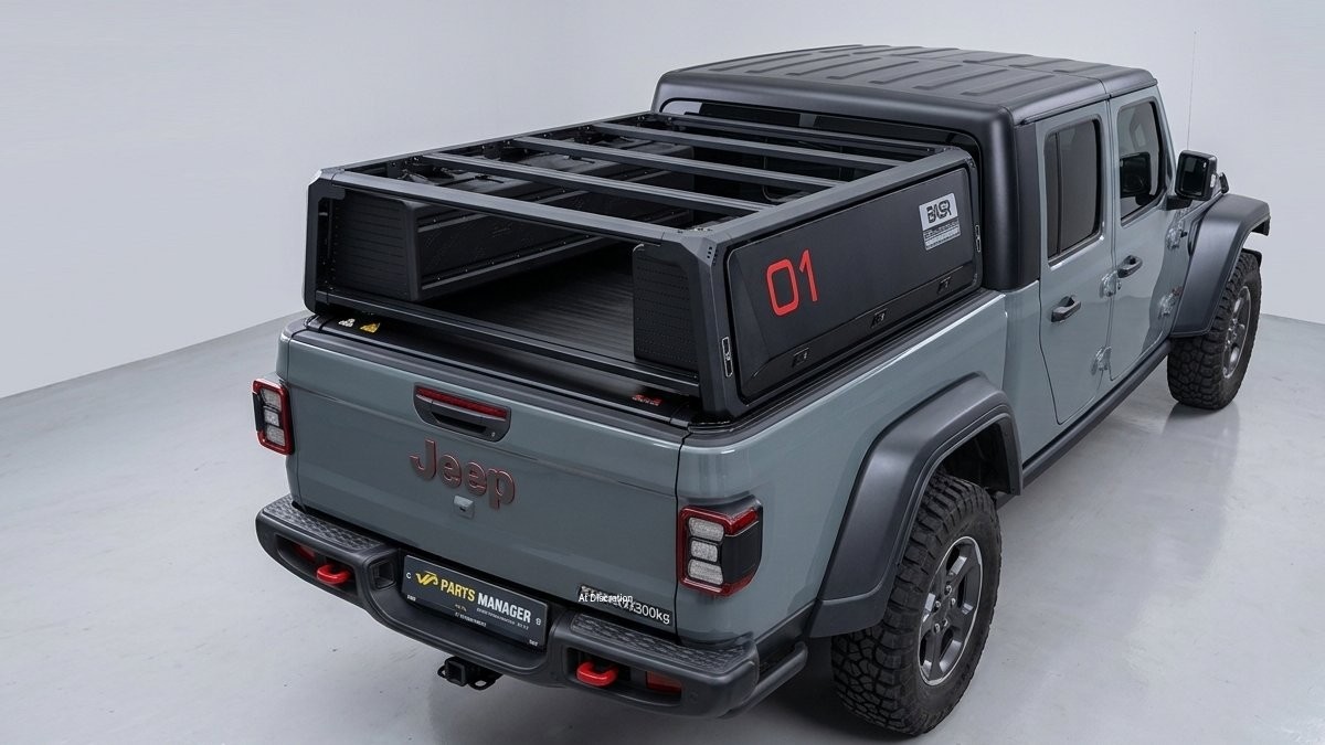 Expanded Pickup Bed! Aluminum Multi-Cargo Rack with Built-In Storage Mastery