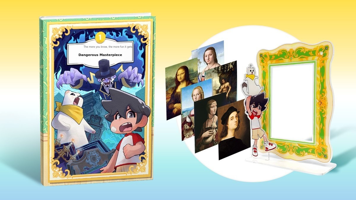 [Exclusive Release] Children's Book Series <Dangerous Masterpieces> + Early Bird Workbook Gift!