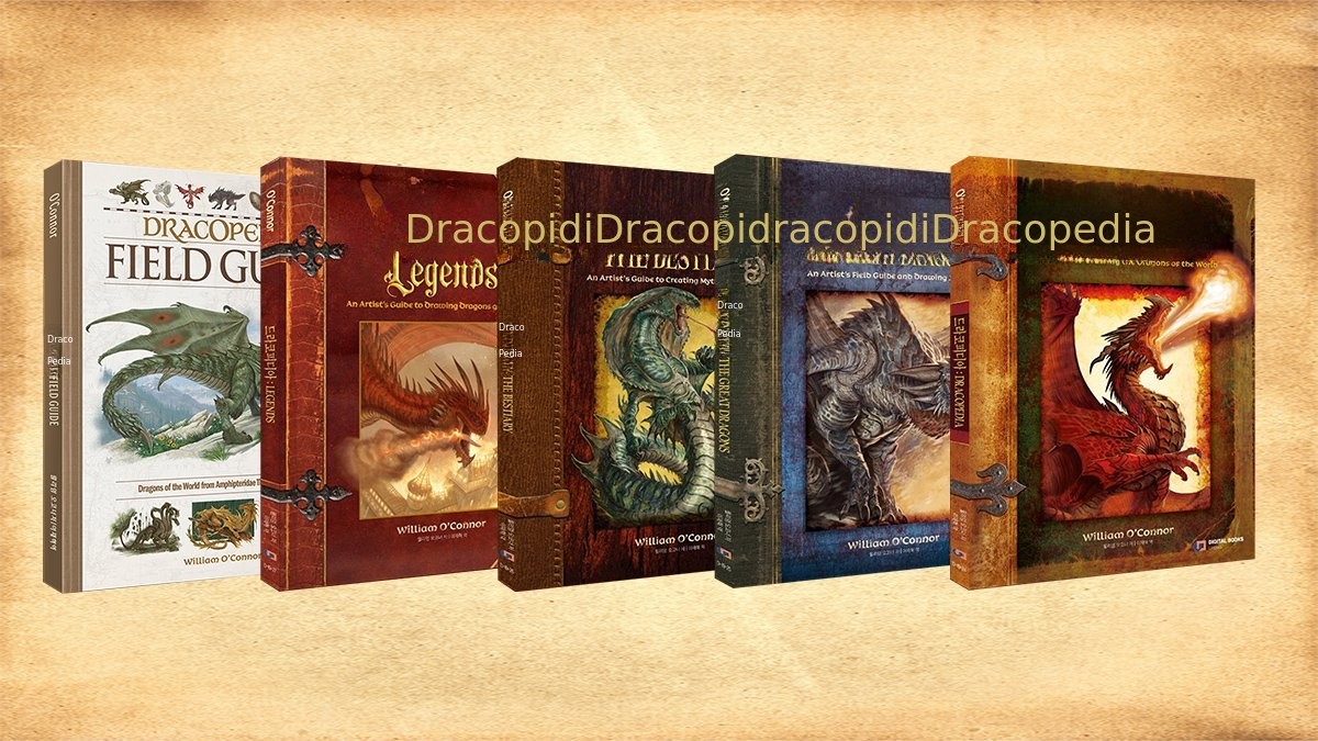 [Goodbye Funding] The Artist's Chronicle: Complete Set of the Dragon Encyclopedia <Dracopedia>