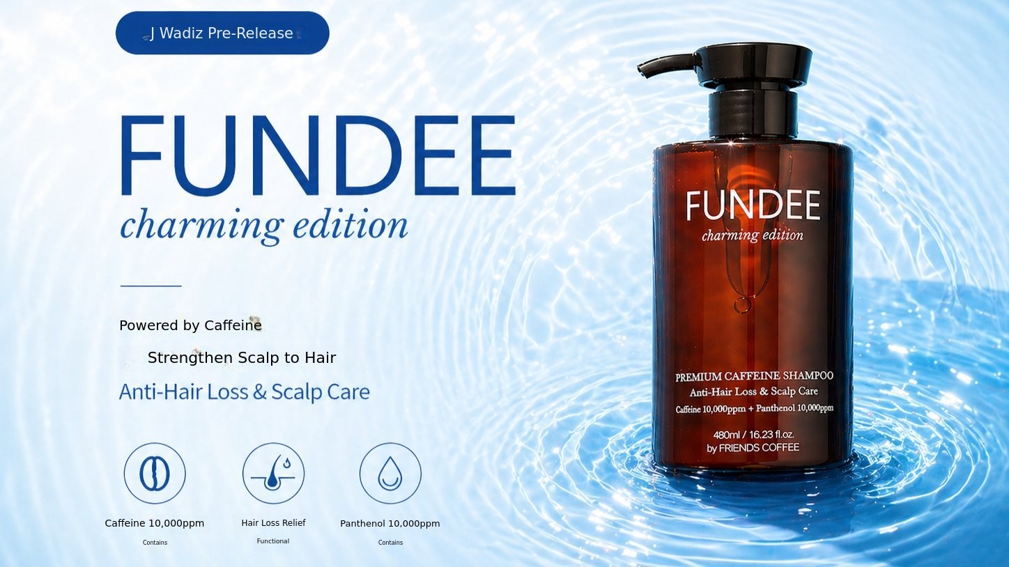 Direct to scalp! Potent caffeine shampoo for visible hair loss relief