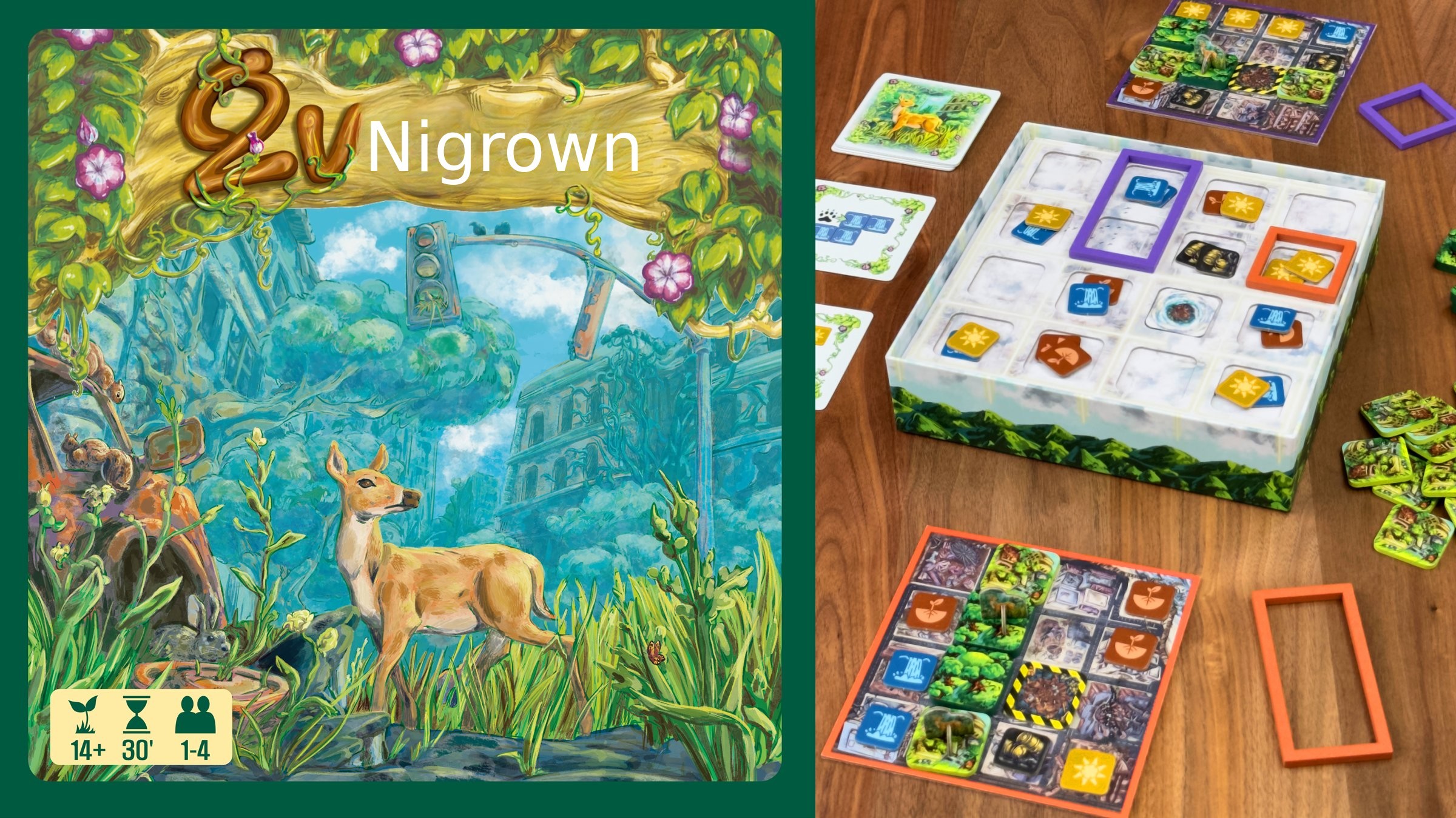 [Board Game] Overgrown 2024 Lucy Award Winner for Best Strategy Game