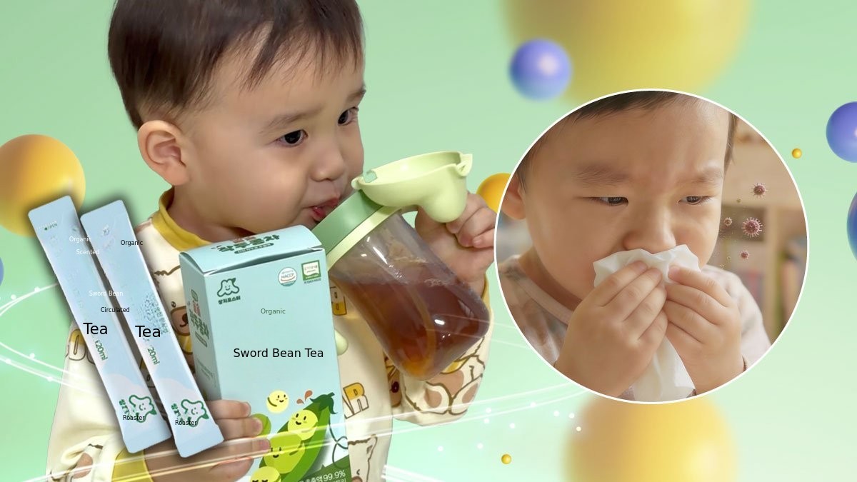 The New Era of Sword Bean Tea｜Say Goodbye to Runny Nose & Colds! Easy Daily Routine at Just 300 KRW per Pack