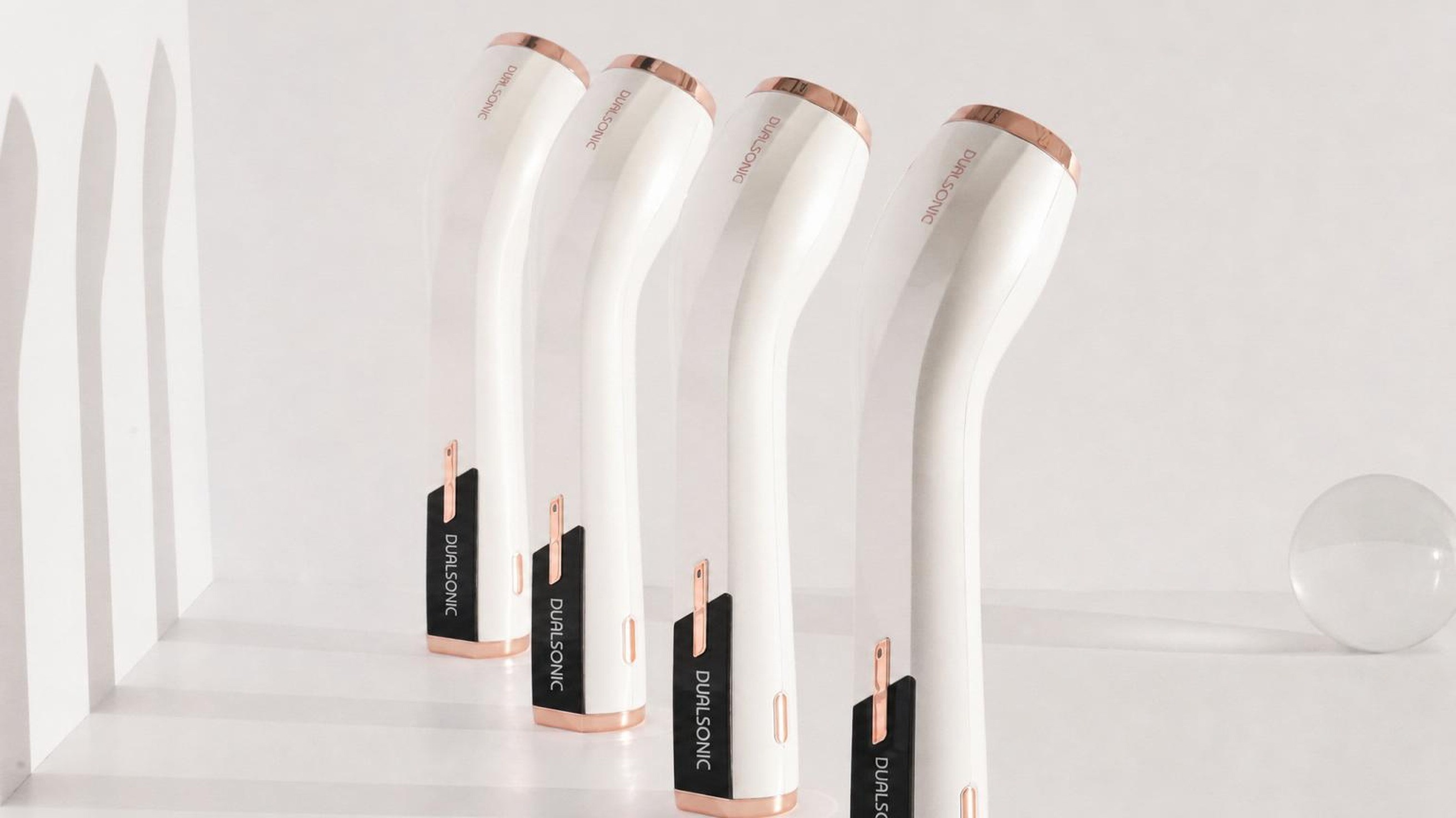 Effortless Home Care for Firm Lifted Skin! Infinite Shot All-in-One Dual Sonic Maximum
