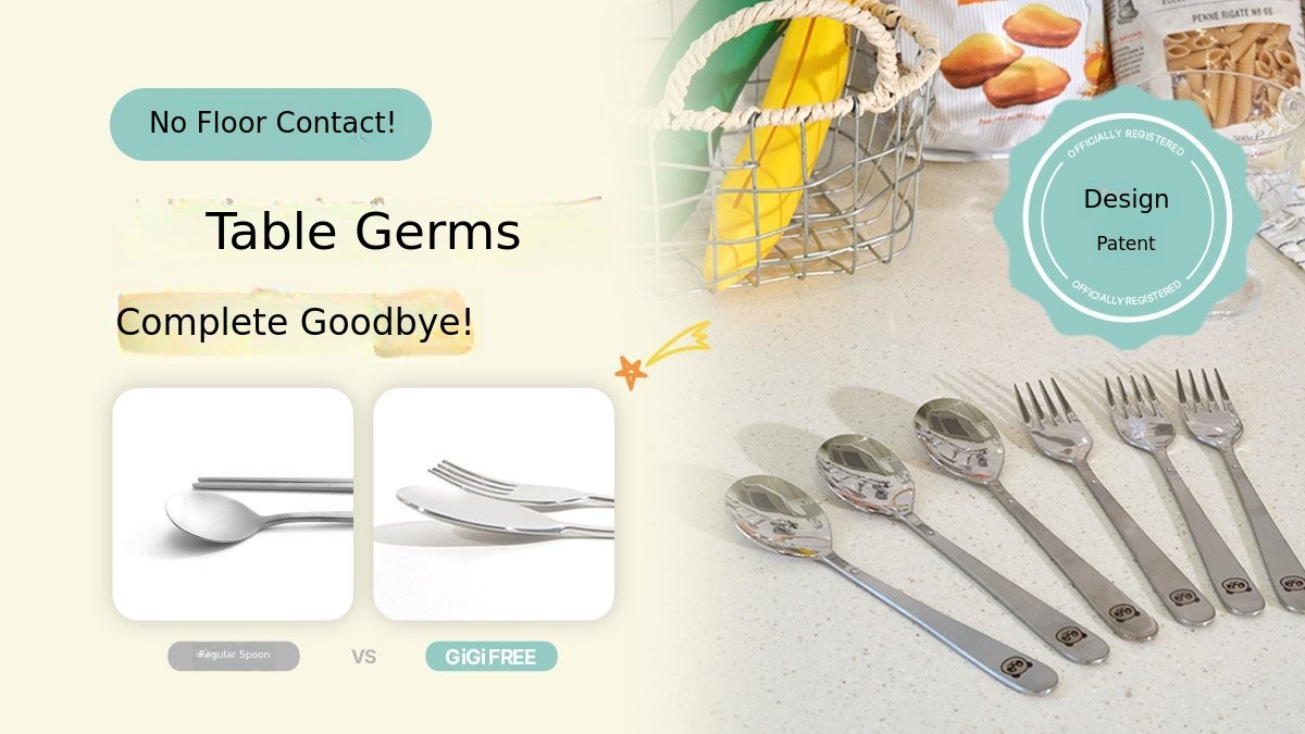 GiGi FREE Kids Cutlery Set