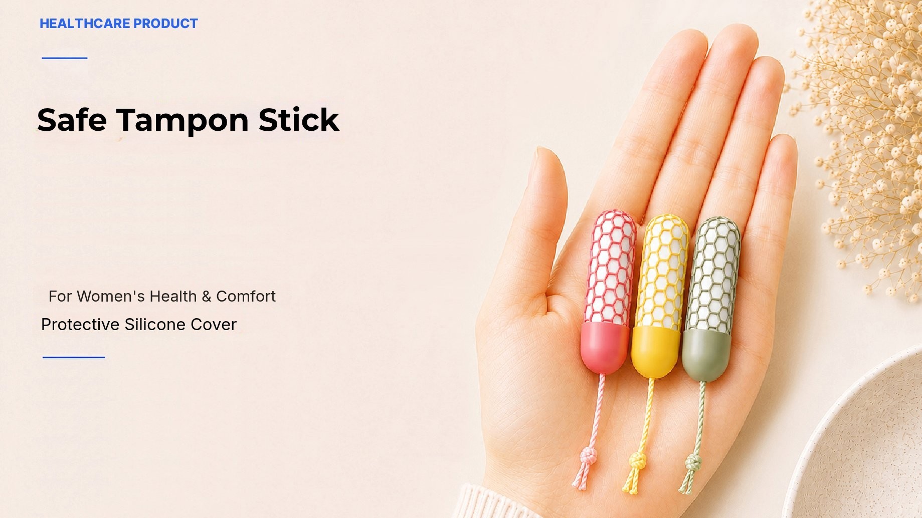 Safe Tampon Stick: A new design to ease tampon discomfort