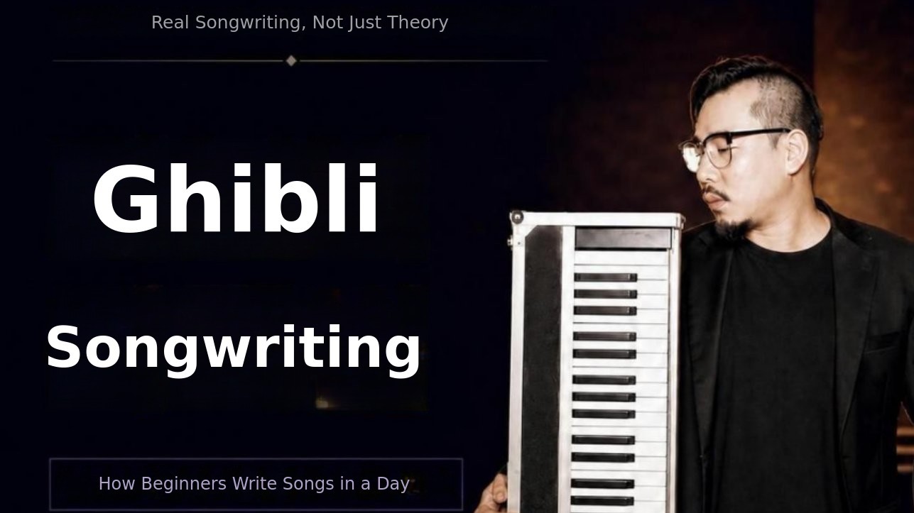 [Wadiz Exclusive] Netflix Anime Music Director's 'Studio Ghibli Composition Secrets'