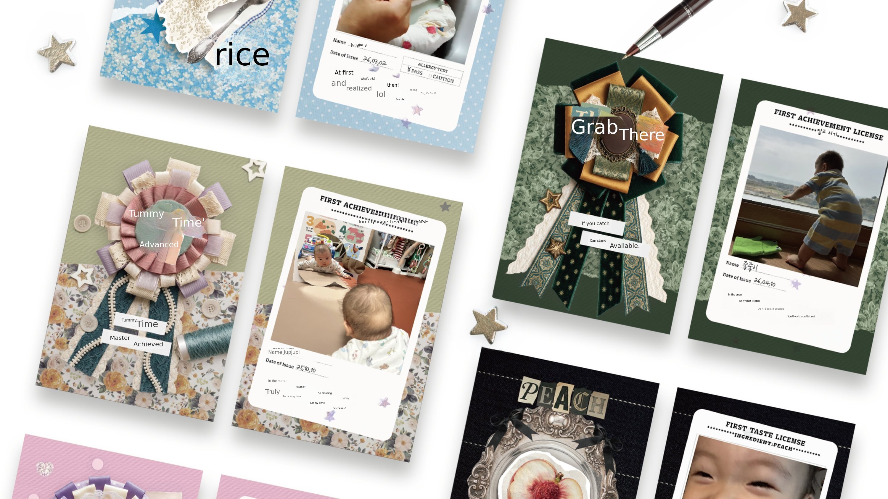 [Milestone Memories | Baby Gift] A Keepsake Postcard Book Capturing Your Child’s First Moments