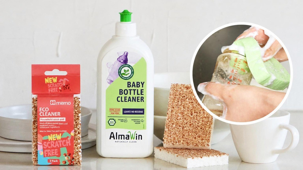 Korea’s First! German-Proven 30 Years 0% Microplastic Baby Bottle Cleaning Duo