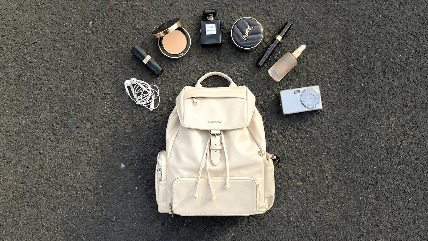 Cooler Compartment & Laptop Space: The Stylish Pomode Unisex Backpack