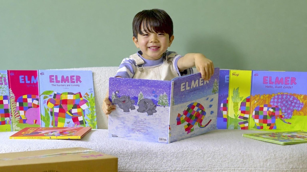 [Great Books] Global Bestseller in 60 Countries Colorful Elmer at a Special WADIZ Price