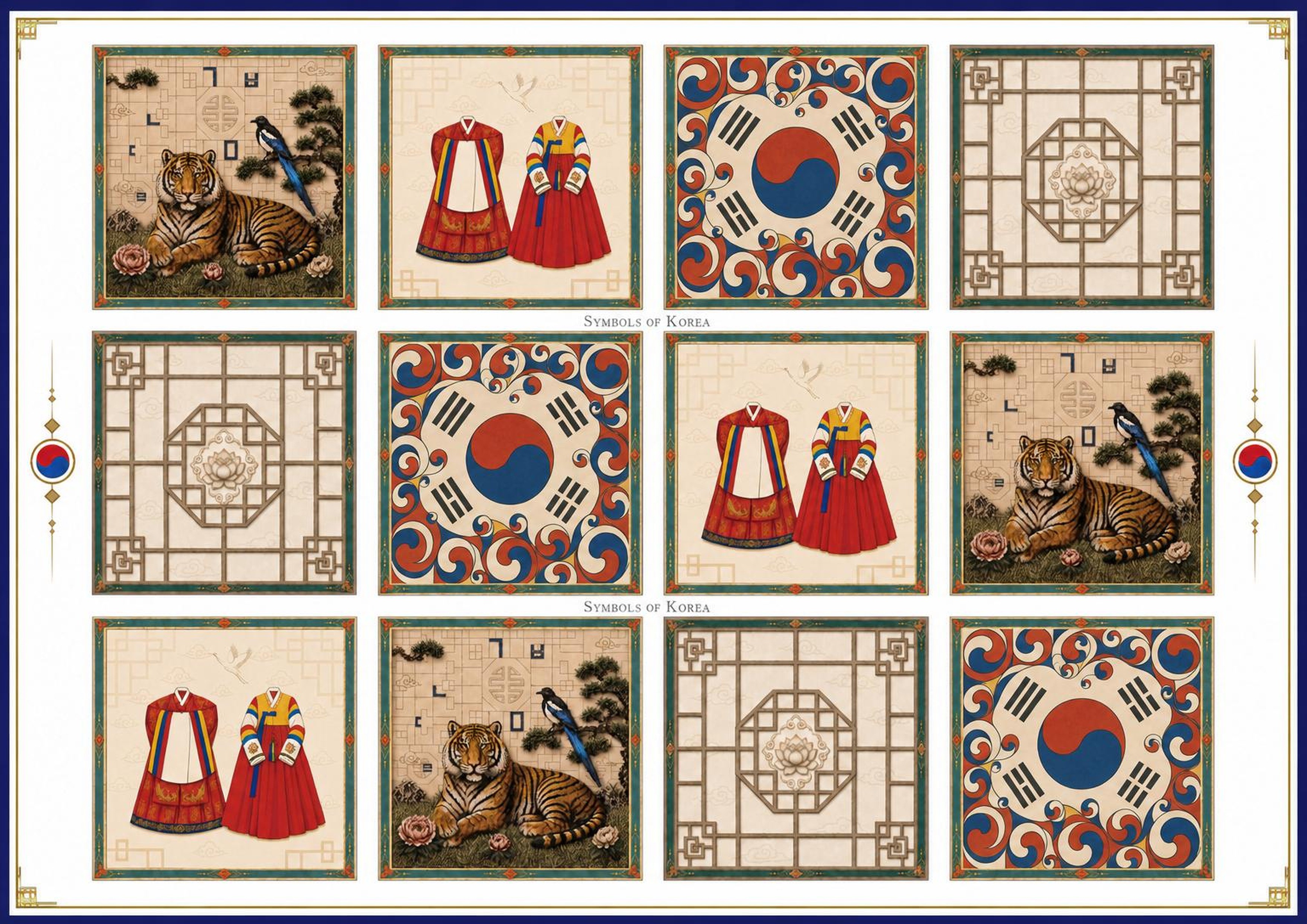Symbols of Korea 아트 퍼즐 히어로 이미지
