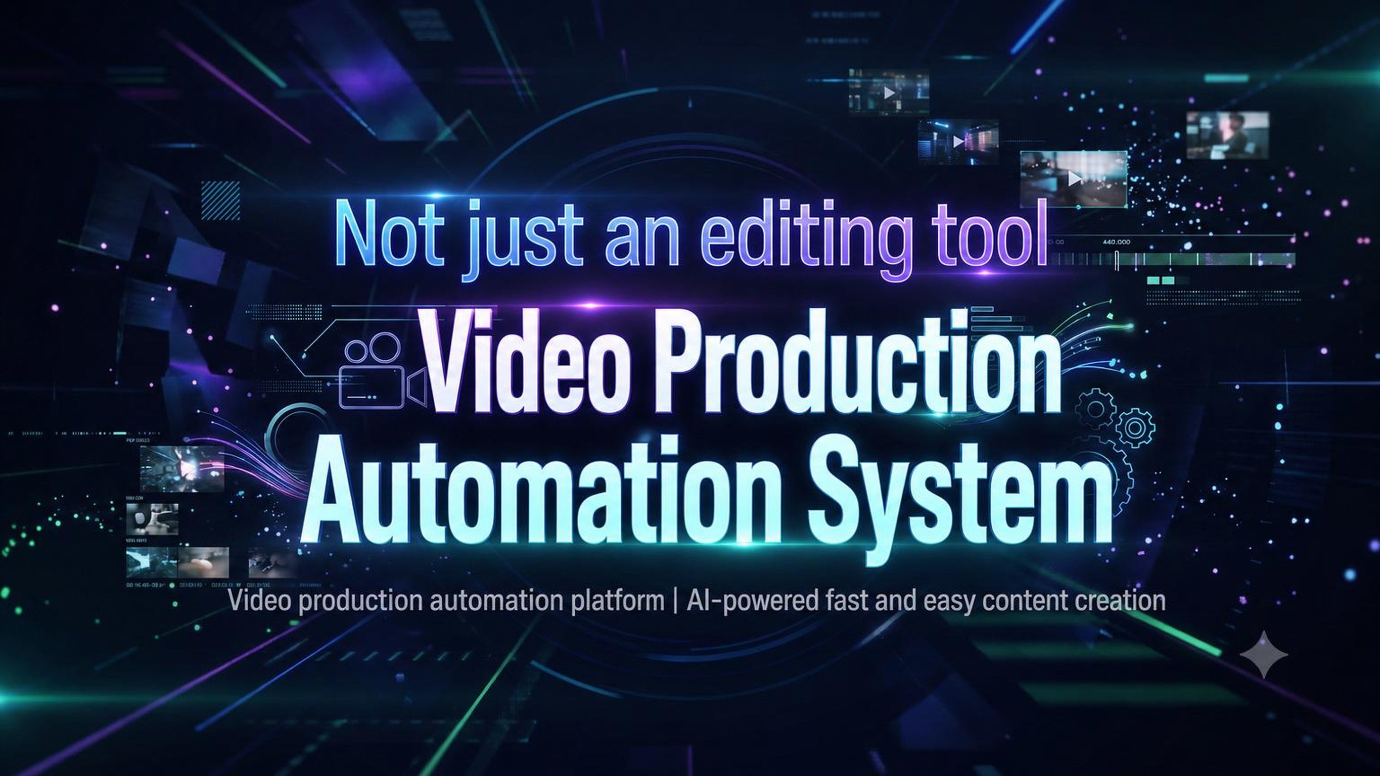 One Click to Fully Automate Your Video Creation!