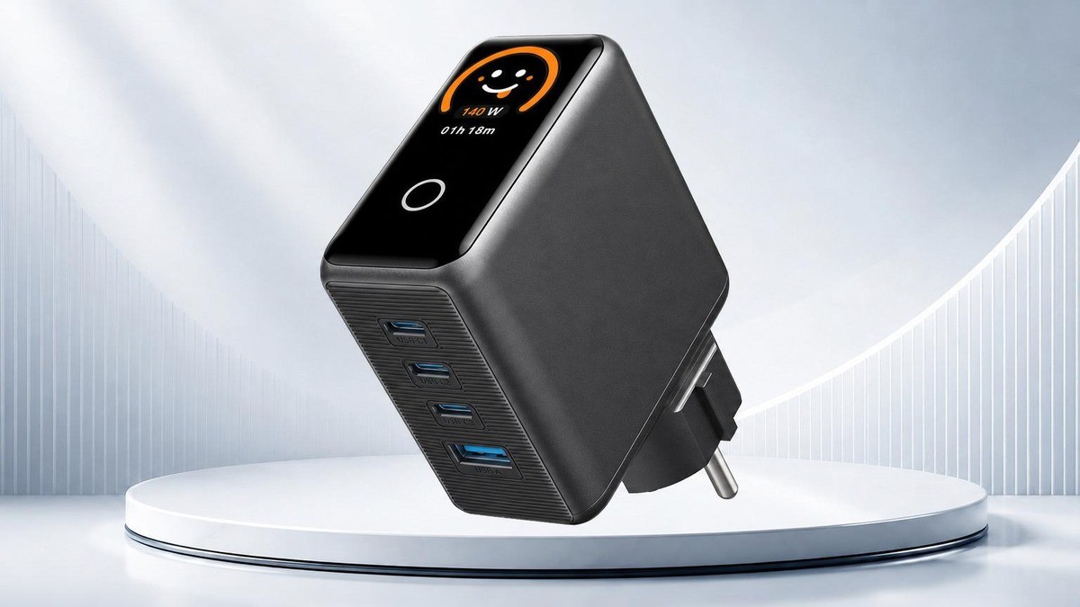[Summer Break🎁 Fast Charger] Safe Grounding Display and Lightning-Speed Charging